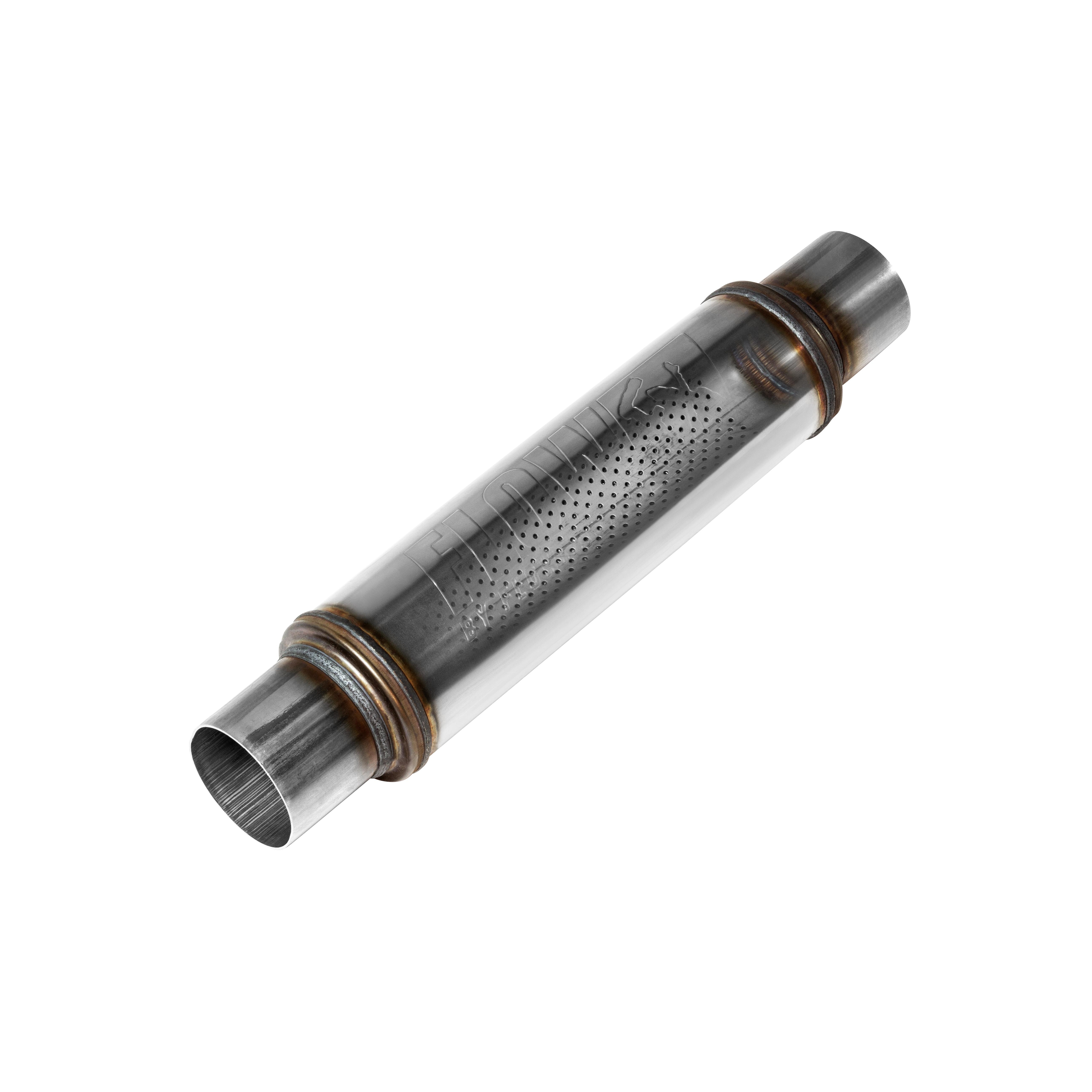 fuさま専用 Flowmaster FlowFX Round Clamp-On Single 2.38 Exhaust Muffler 71415