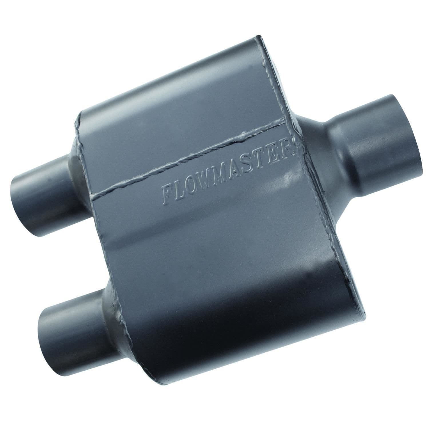 FLOWMASTER SUPER 10 マフラー Flowmaster Super 10 Series 2.5in Center Inlet X 2.25in Center
