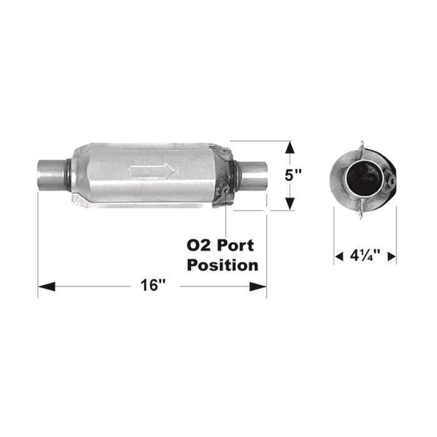 Flowmaster Performance Muffler 942442 | AutoZone