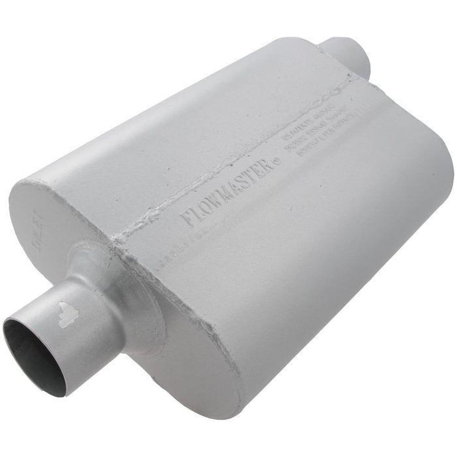 Flowmaster 40 Series Oval Centered Offset 2.5 Exhaust Muffler