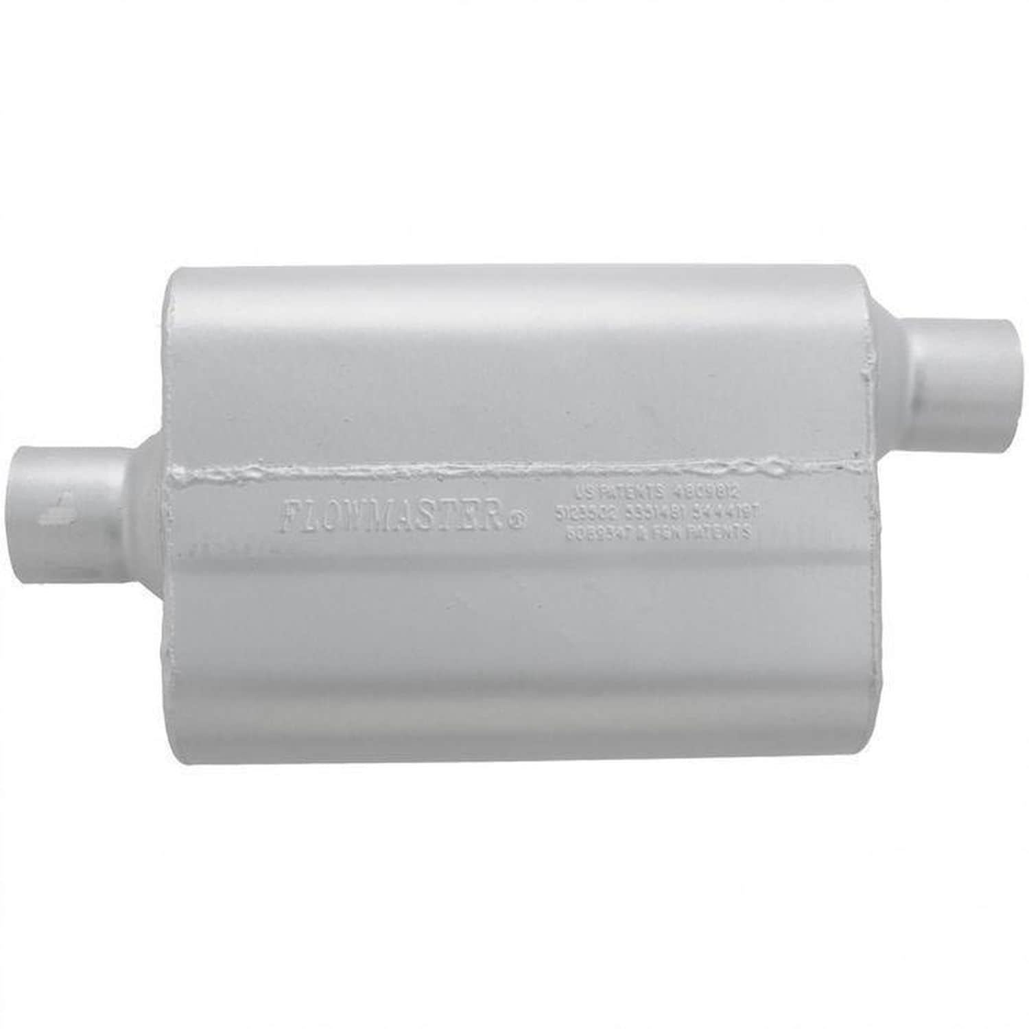 Flowmaster 40 Series Oval Centered Offset 2.5 Exhaust Muffler