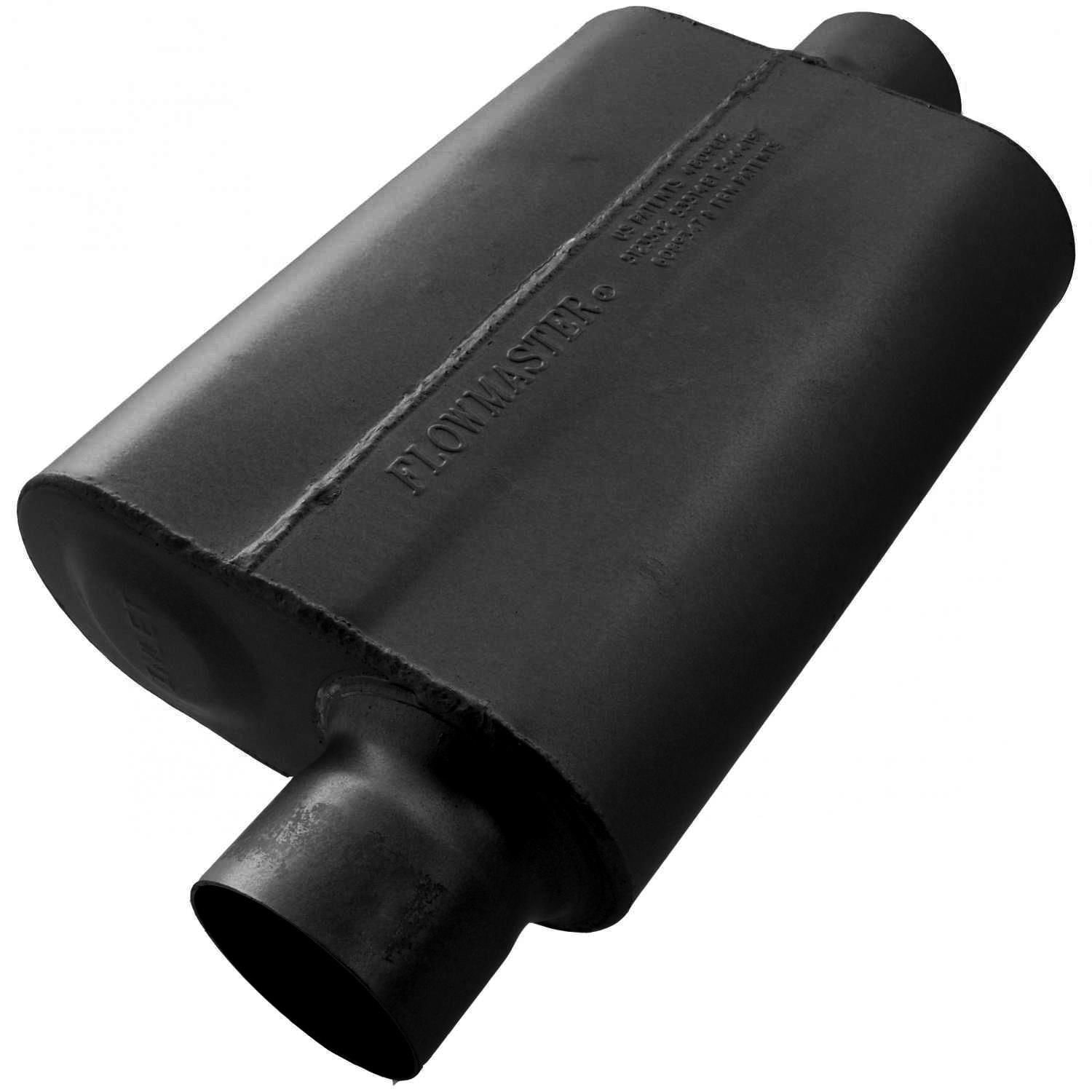 Flowmaster 40 Series Oval Offset Centered 3.0 Exhaust Muffler 943041 ...