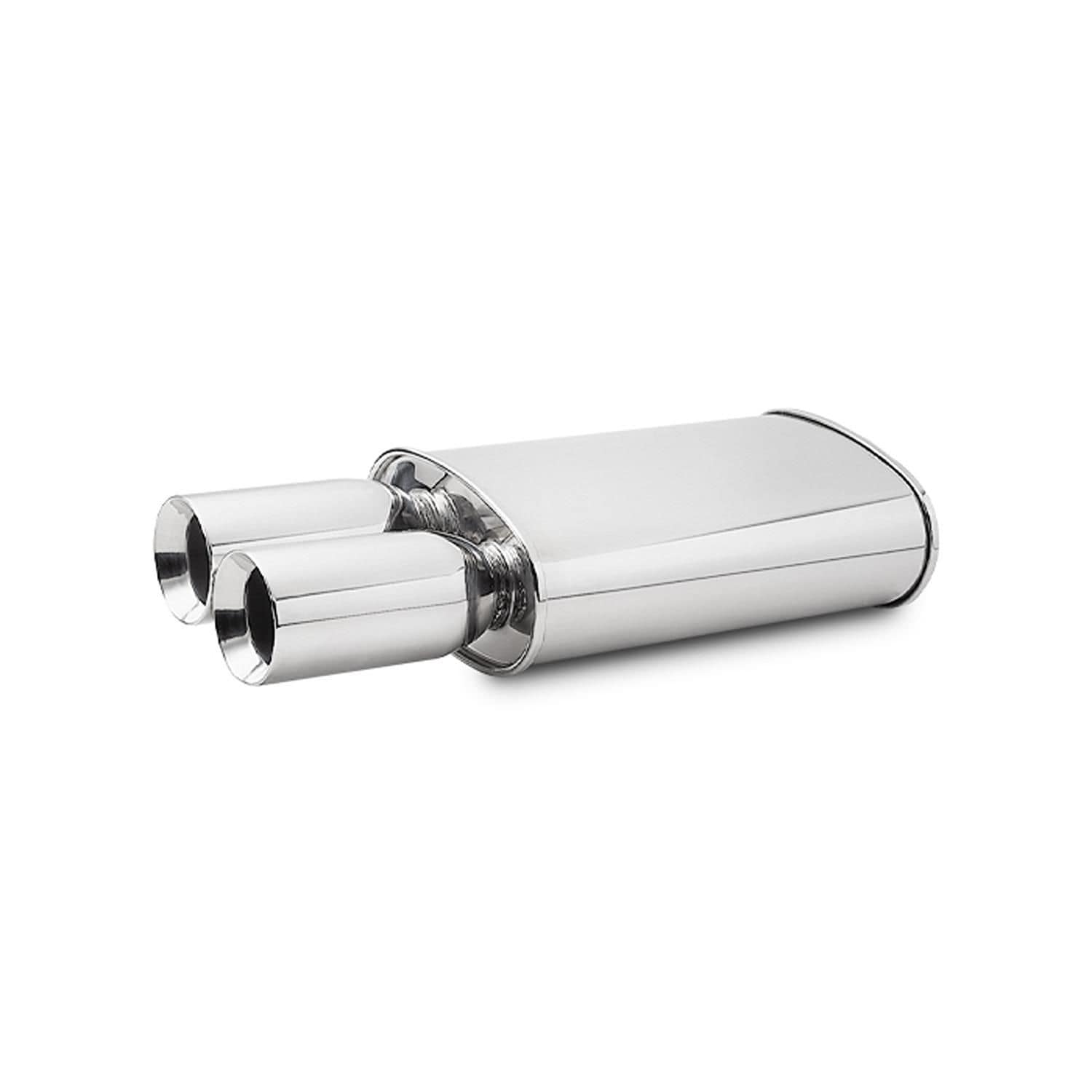 Vibrant Performance STREETPOWER Oval Muffler w/ Dual 3.5 Round