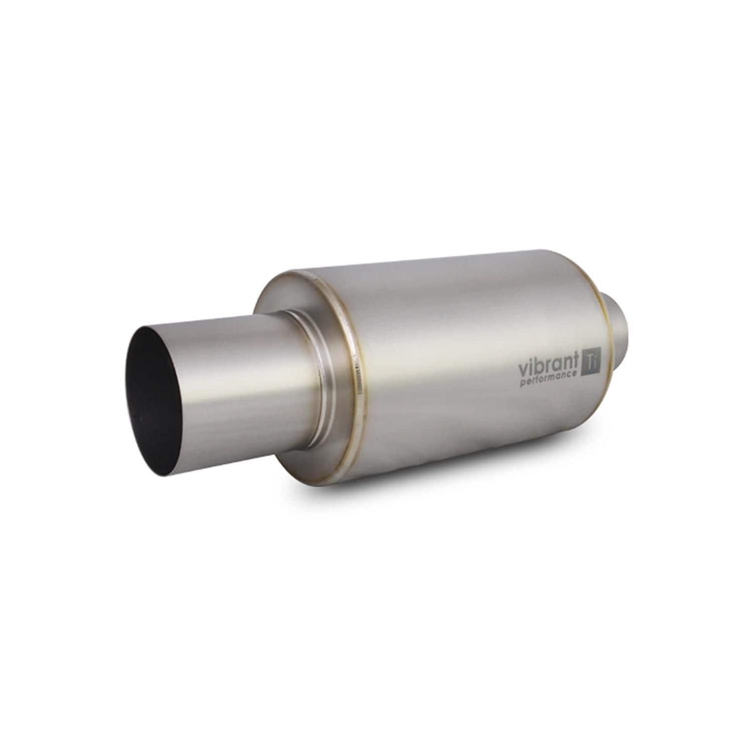 Vibrant Performance Muffler with Straight Cut Natural Tip, 3.00