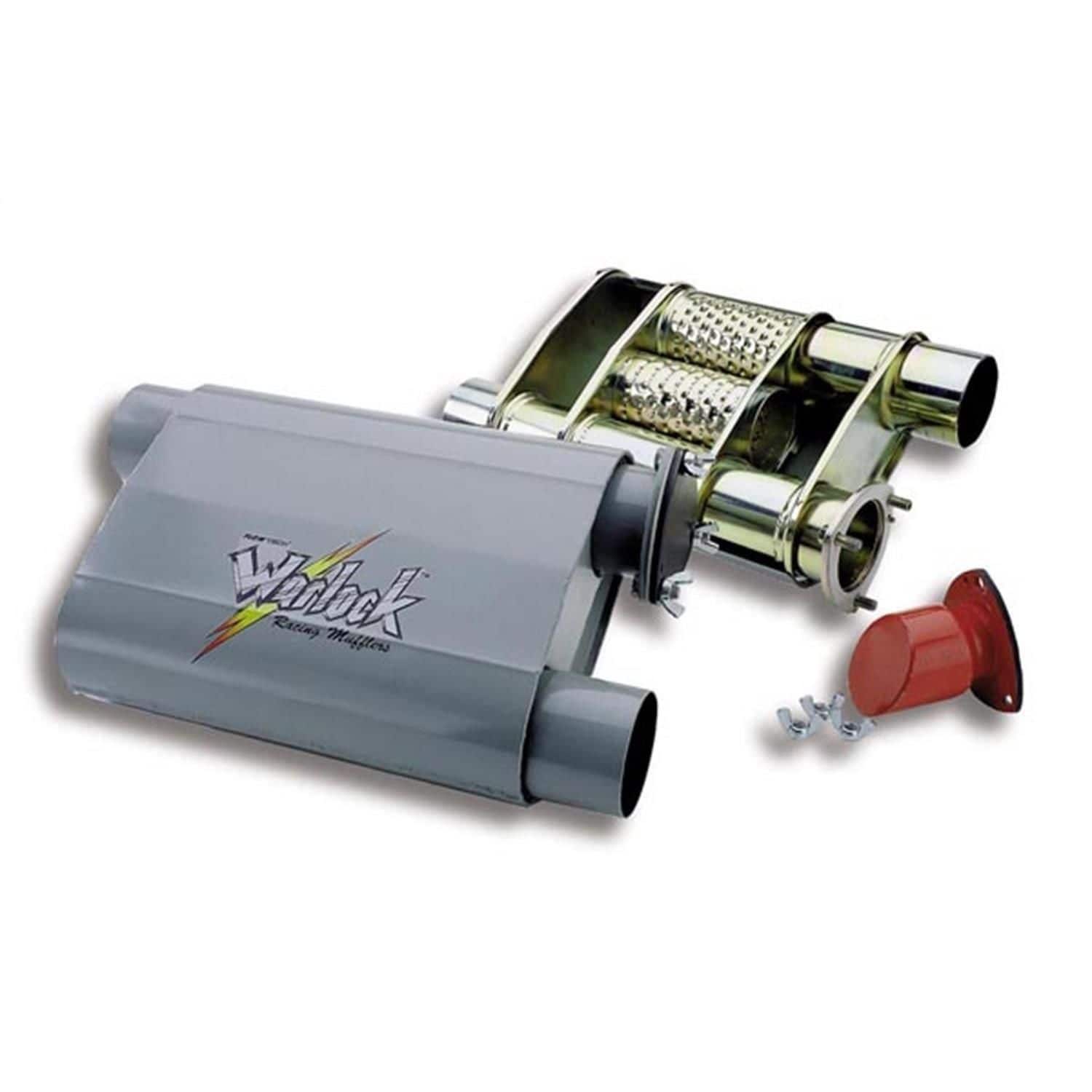 FlowTech Oval Single Offset Inlet Single Offset Outlet Exhaust