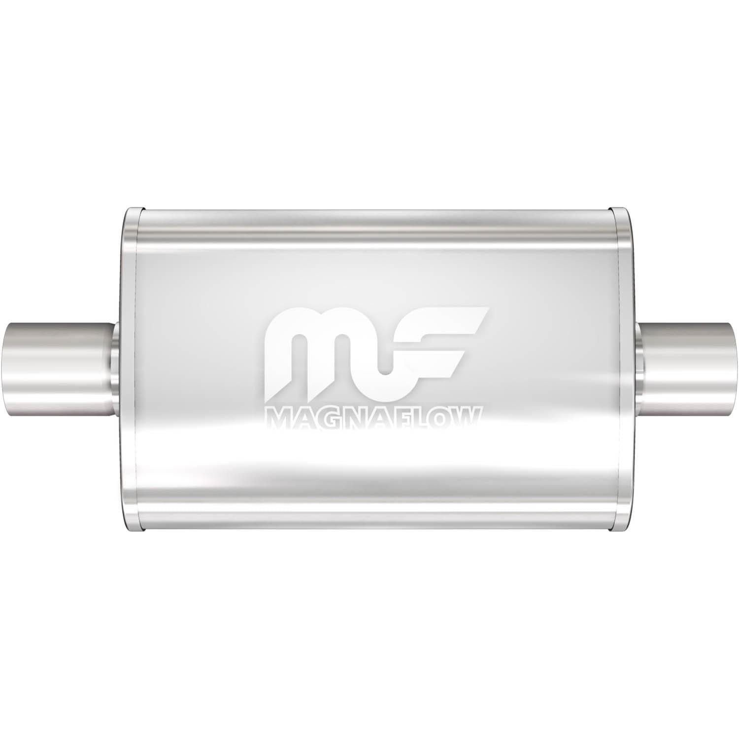 MagnaFlow Center 3in Inlet Center 3in Outlet 4in x 14in Oval