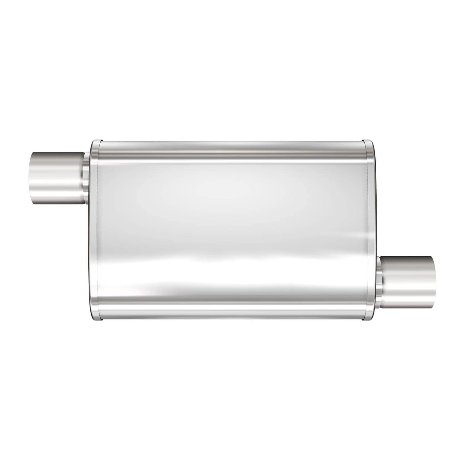 MagnaFlow Offset 2in Inlet Offset 2in Outlet 4in x 14in Oval XL