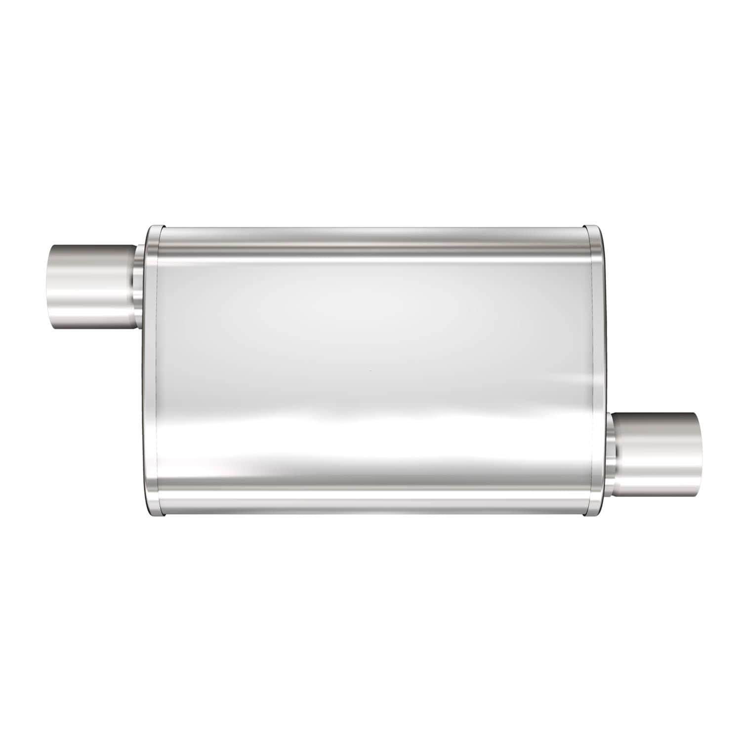MagnaFlow Offset 3in Inlet Offset 3in Outlet 4in x 14in Oval XL
