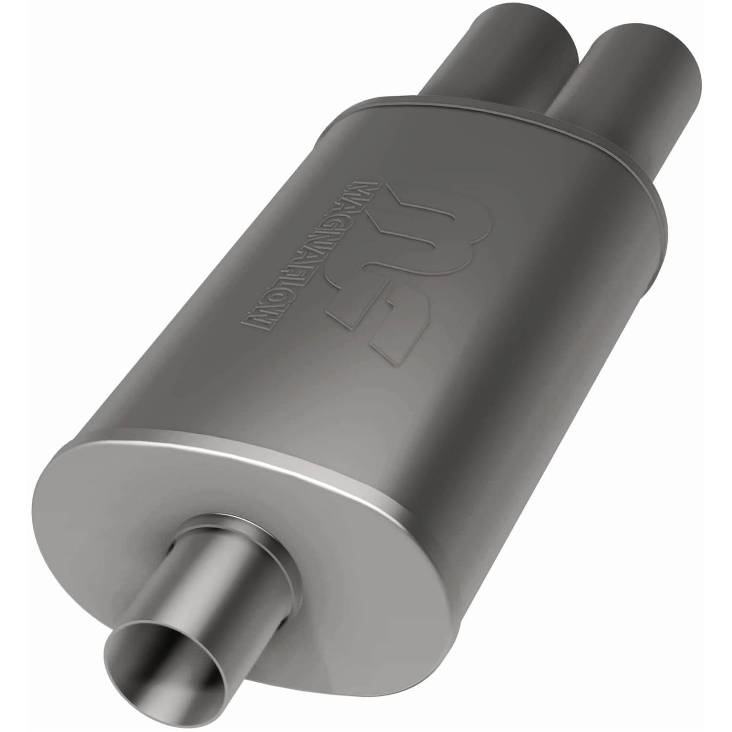 MagnaFlow Exhaust Products Oval Center Dual Exhaust Muffler 14815