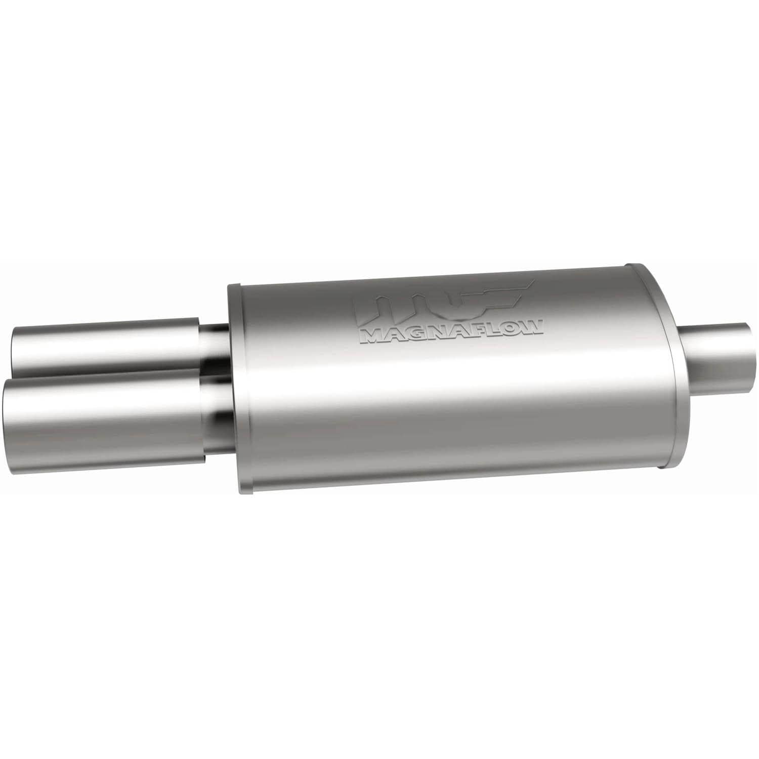 MagnaFlow Exhaust Products Oval Center Dual Exhaust Muffler 14815