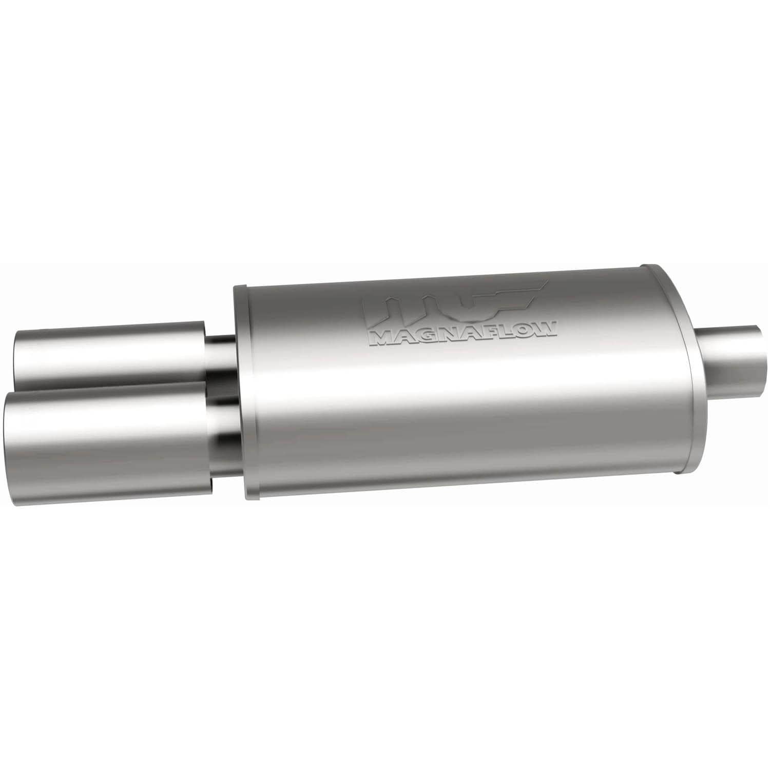 MagnaFlow Exhaust Products Oval Center Dual Exhaust Muffler 14816 ...
