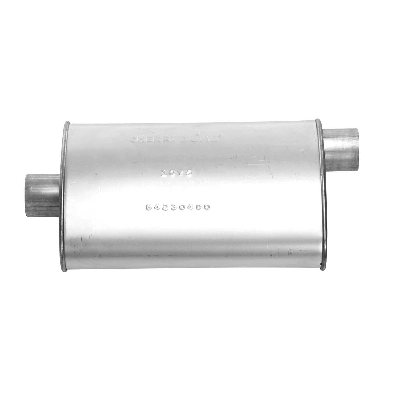 Cherry Bomb 16822CB 2 1/4in Offset Inlet X 2 1/4in Center Outlet
