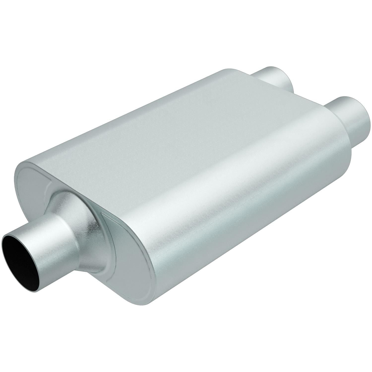 Rumble Exhaust 17661MGF 3in Center Inlet X 2 1/2in Dual Outlet