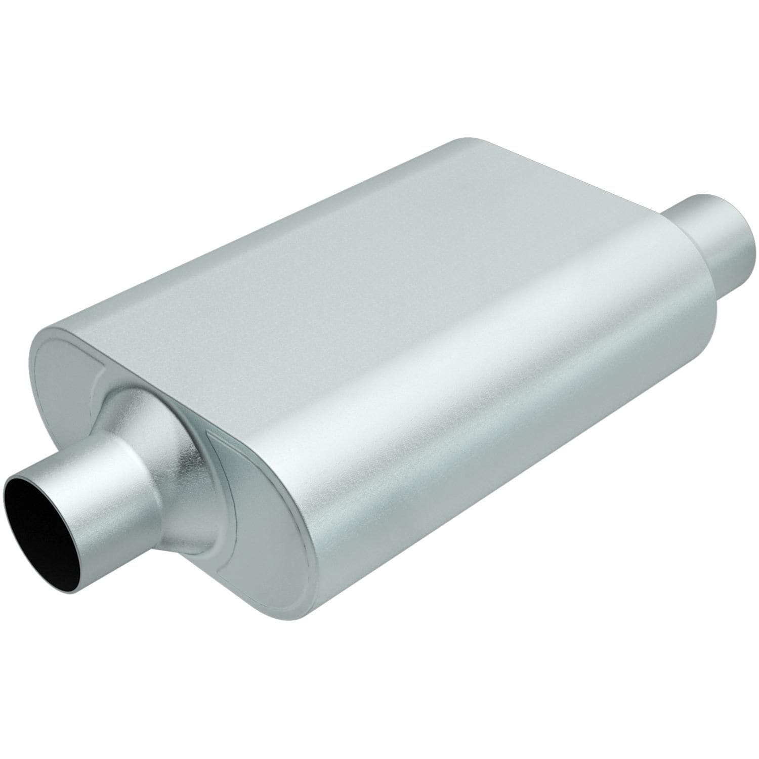 Rumble Exhaust Oval Pipe Connection Offset Exhaust Muffler R22542