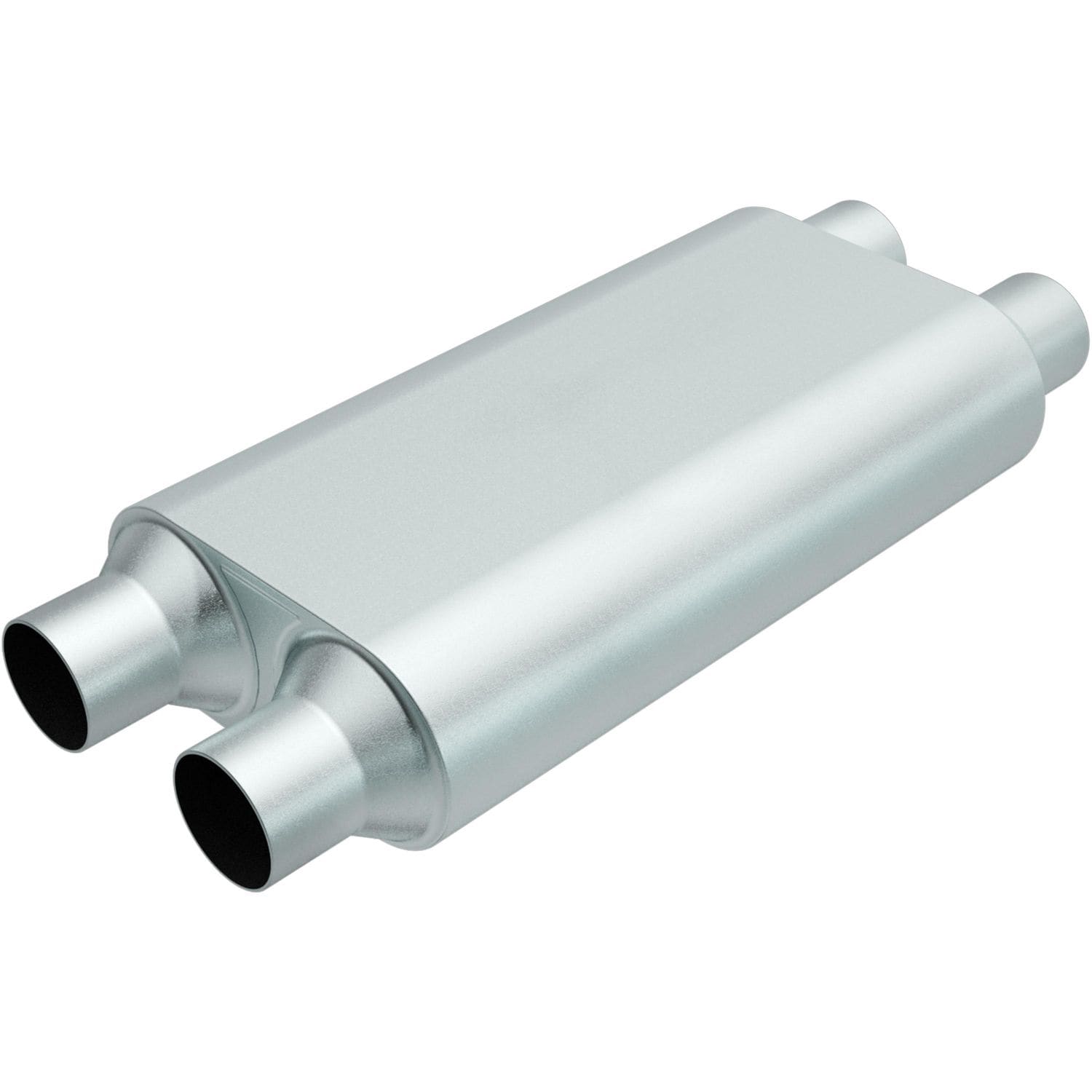Rumble Exhaust 17637MGF 2 1/4in Dual Inlet X 2 1/4in Dual Outlet