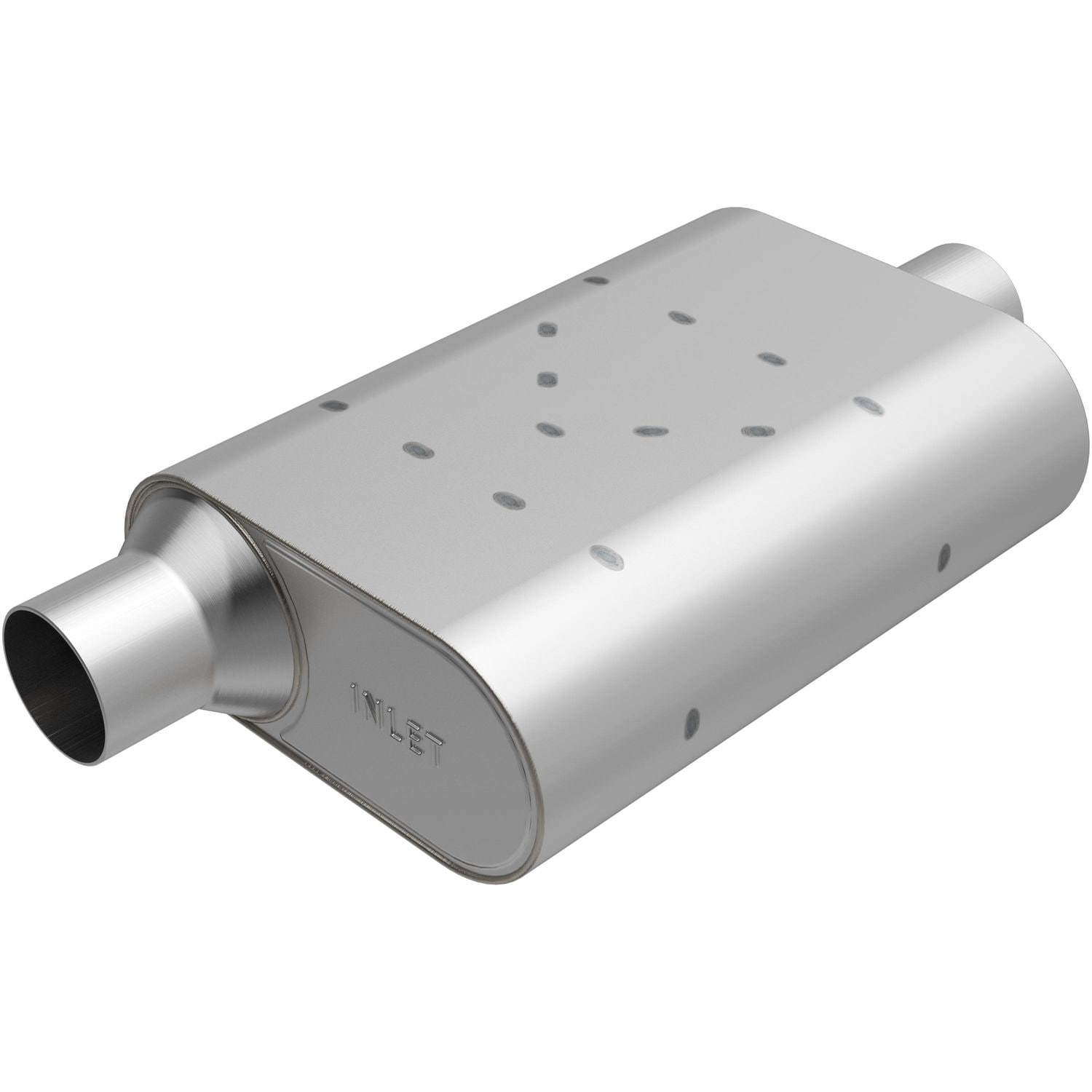 Rumble Exhaust 2 1/2in Offset Inlet and Center Outlet 4 1/4in x 9