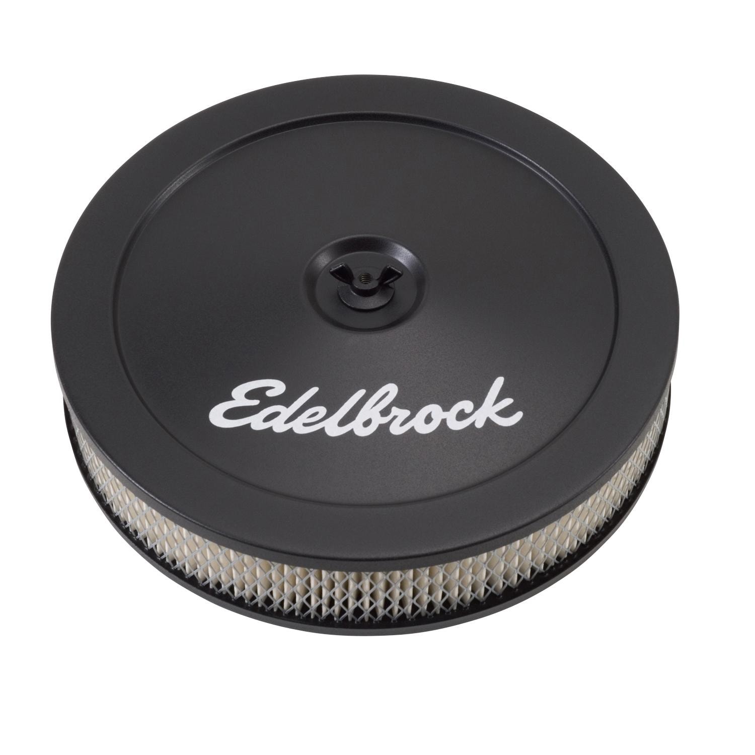 Edelbrock Black 10in Air Cleaner | AutoZone