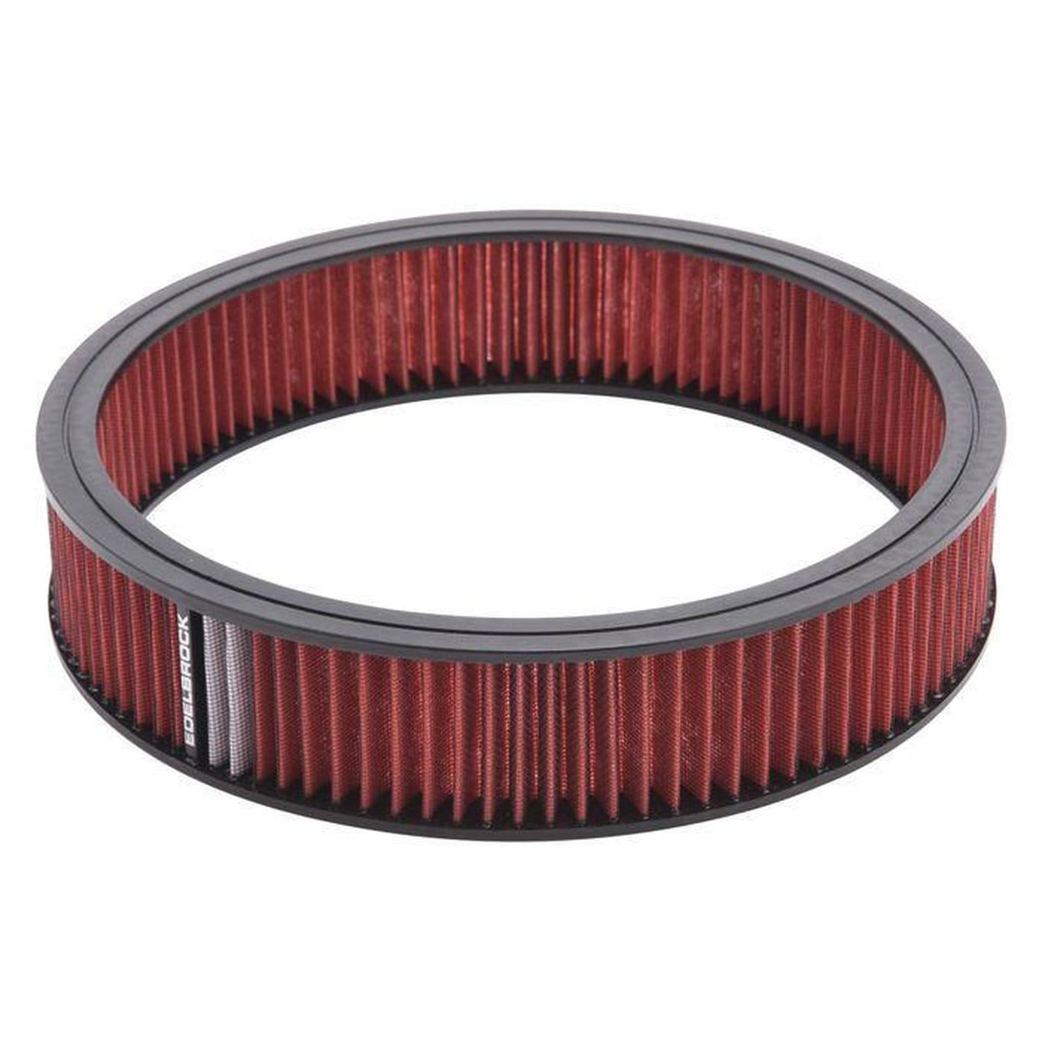 Edelbrock 14 in. Red Round Pro Flo Air Cleaner Element Only | AutoZone
