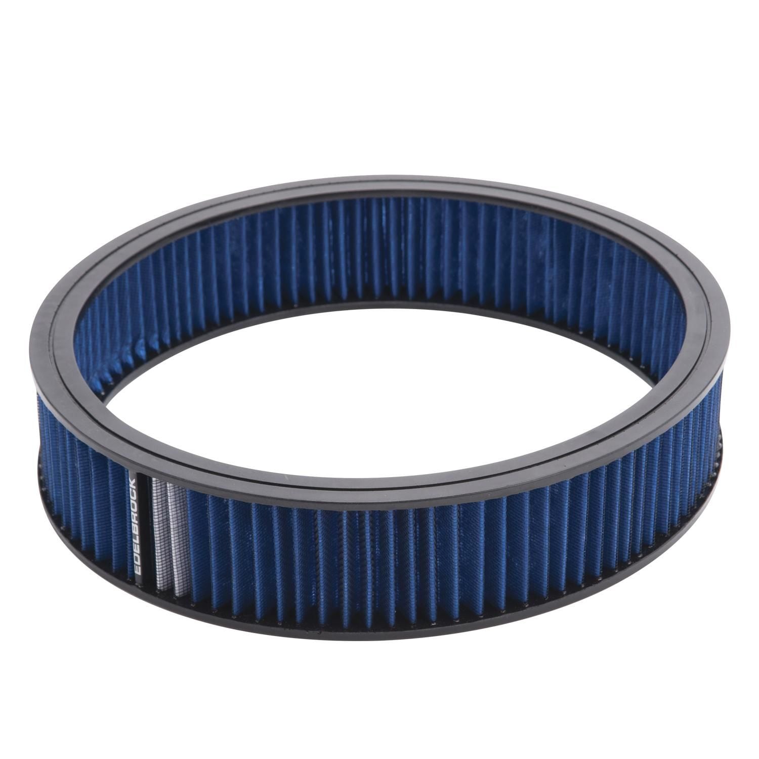 Edelbrock 14 in. Diameter 3 in. Tall Blue A/C Element | AutoZone