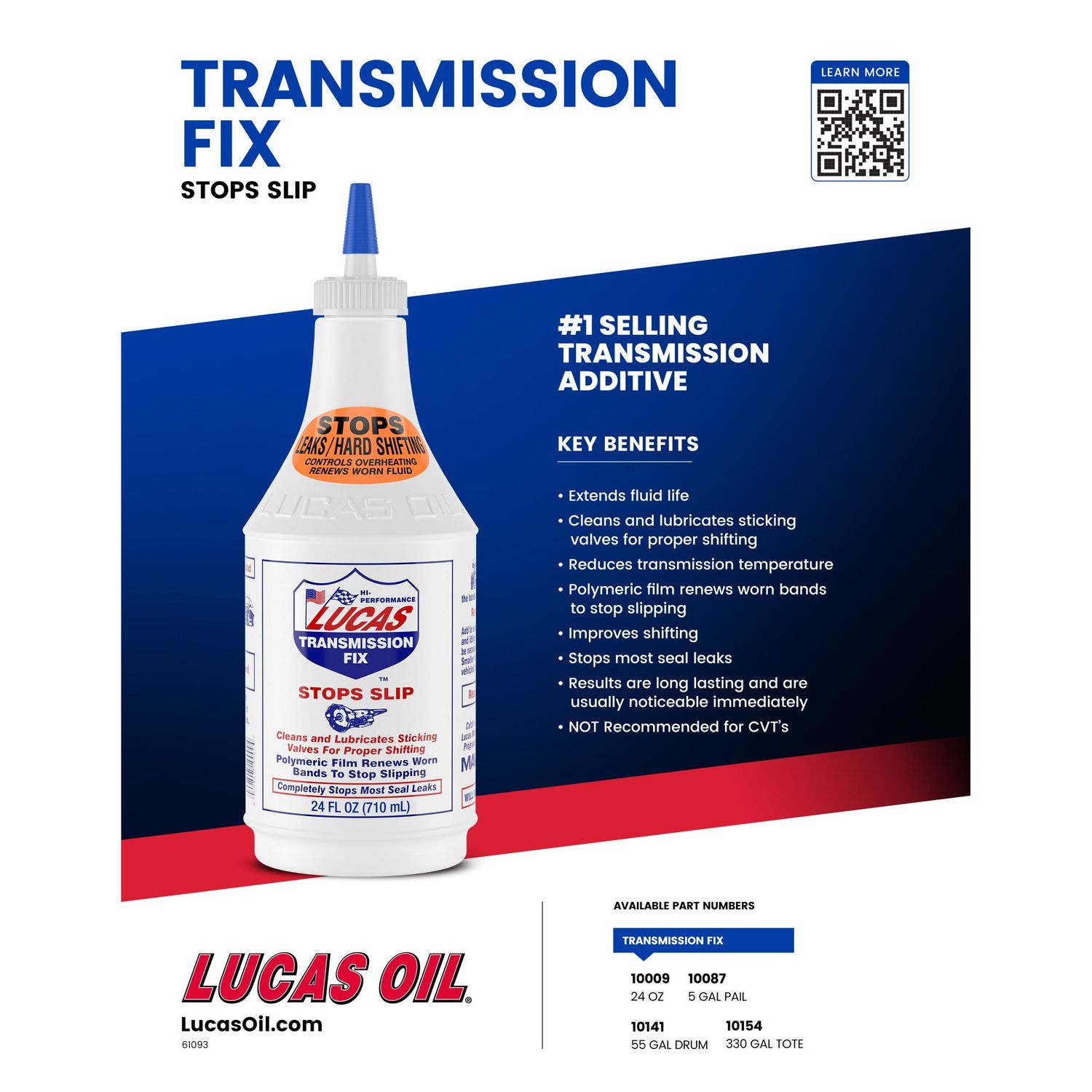 Lucas Oil Products Trans Fix 24oz | AutoZone