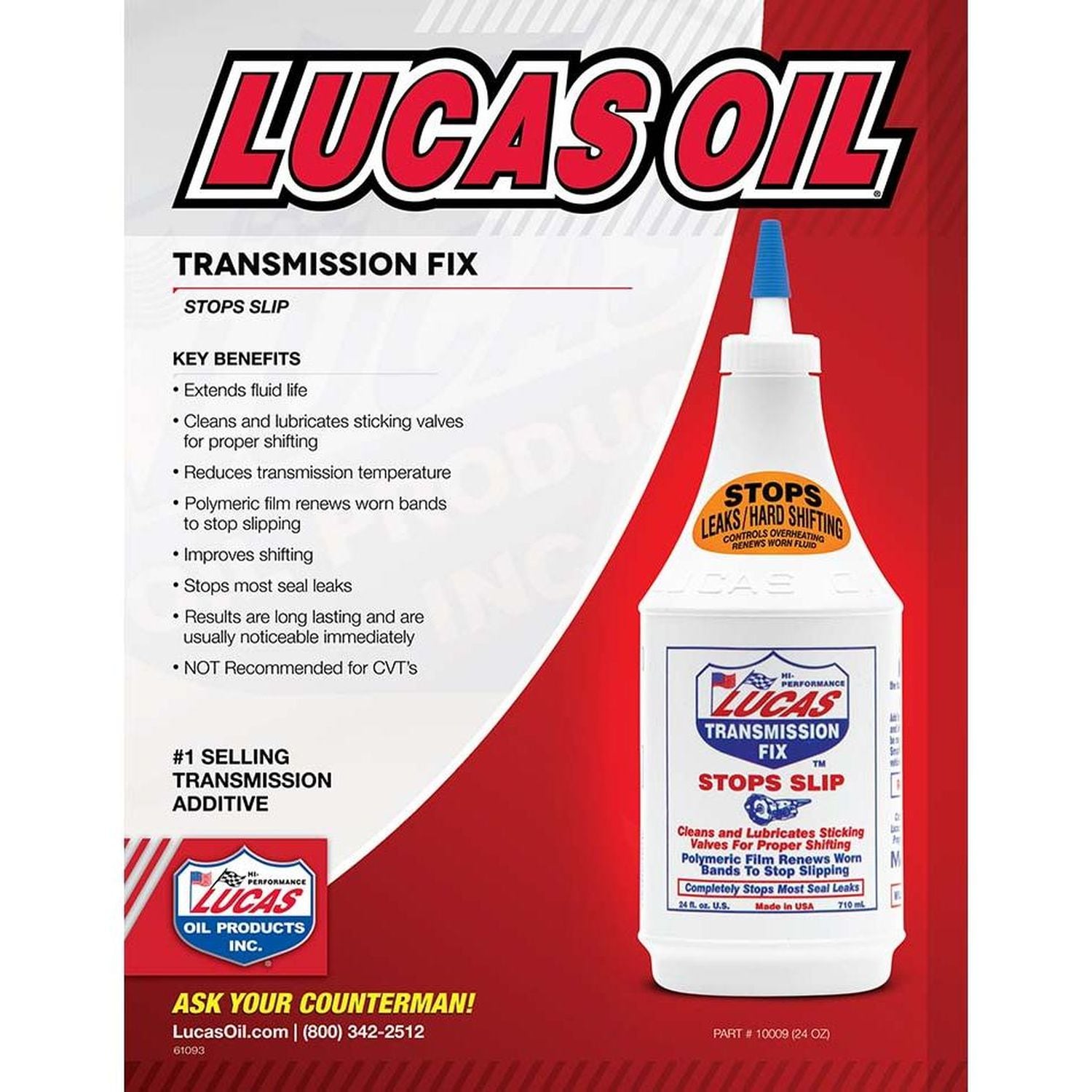 Lucas Oil Products Trans Fix 24oz | AutoZone