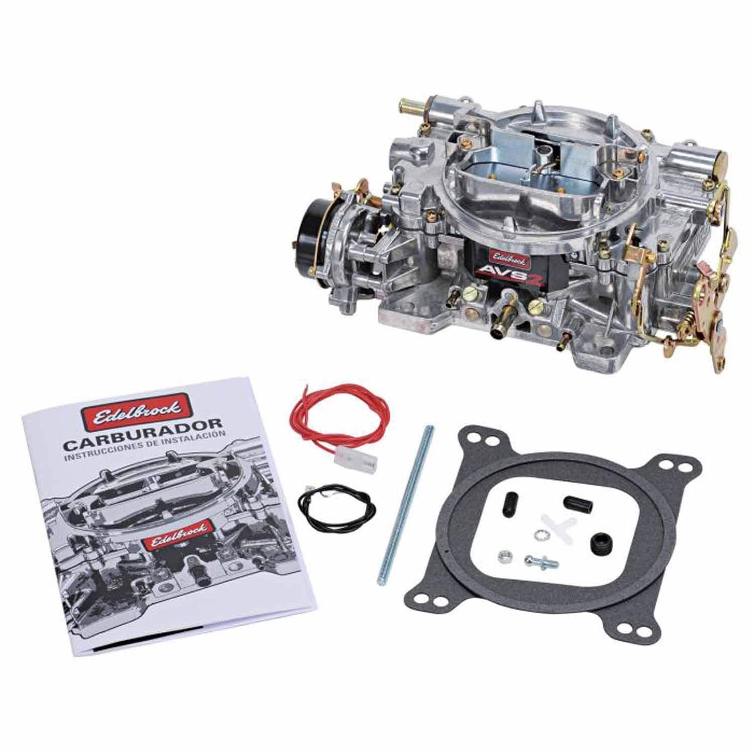 Edelbrock AVS2 Series 500cfm Dual Quad Carburetor with Electric