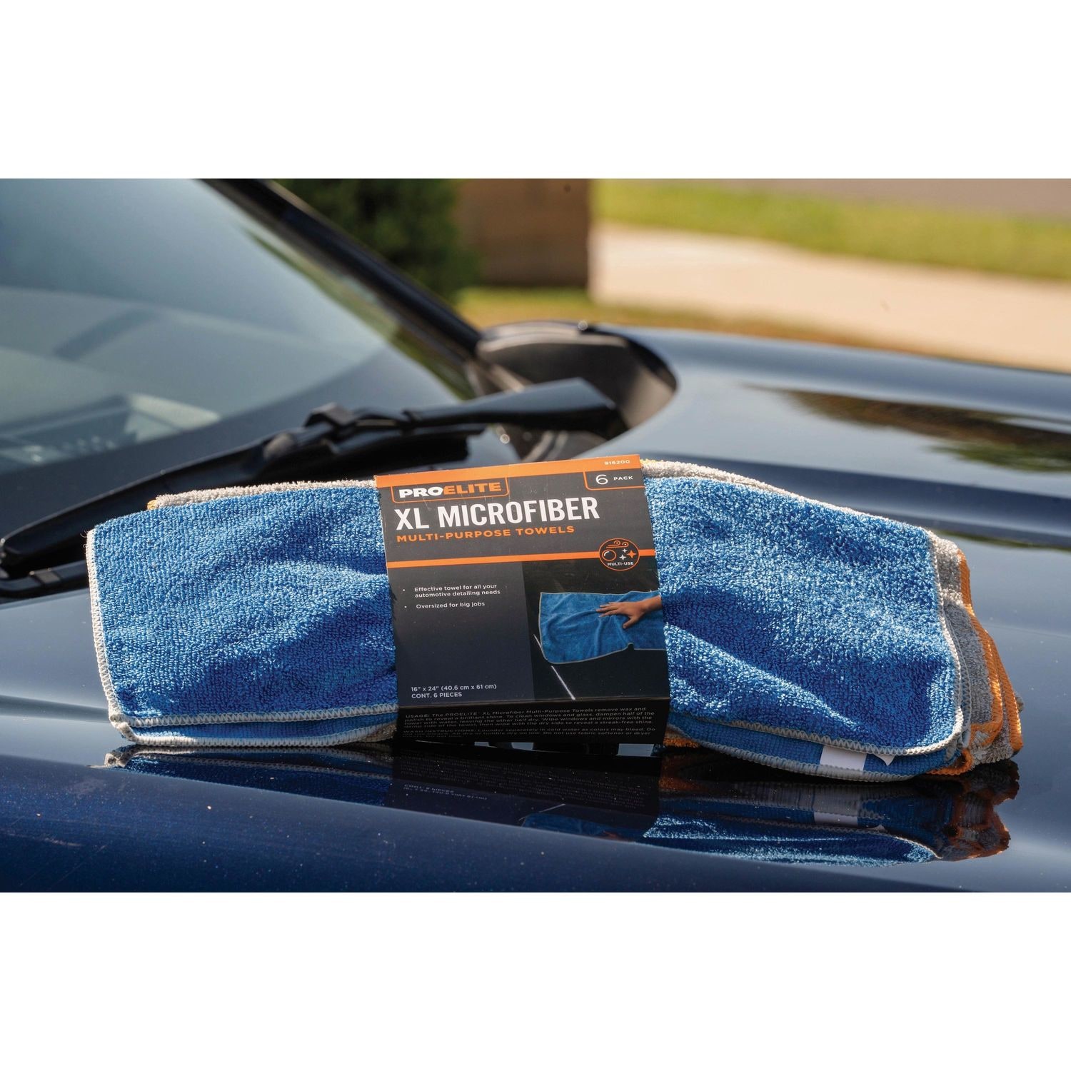 SOFTBATFY Ultrasoft, Groot, Dikke en Sneldrogende Auto Microfiber Reinigingsdoek Handdoek 800GSM Polijsten Waxen Auto Detailing Doek 6 Pack 16 x 16 inch SOFTBATFY Ultrasoft, Groot, Dikke en Sneldrogende Auto Microfiber Reinigingsdoek Handdoek 800GSM Polijsten Waxen Auto Detailing Doek 6 Pack 16 x 16 inch