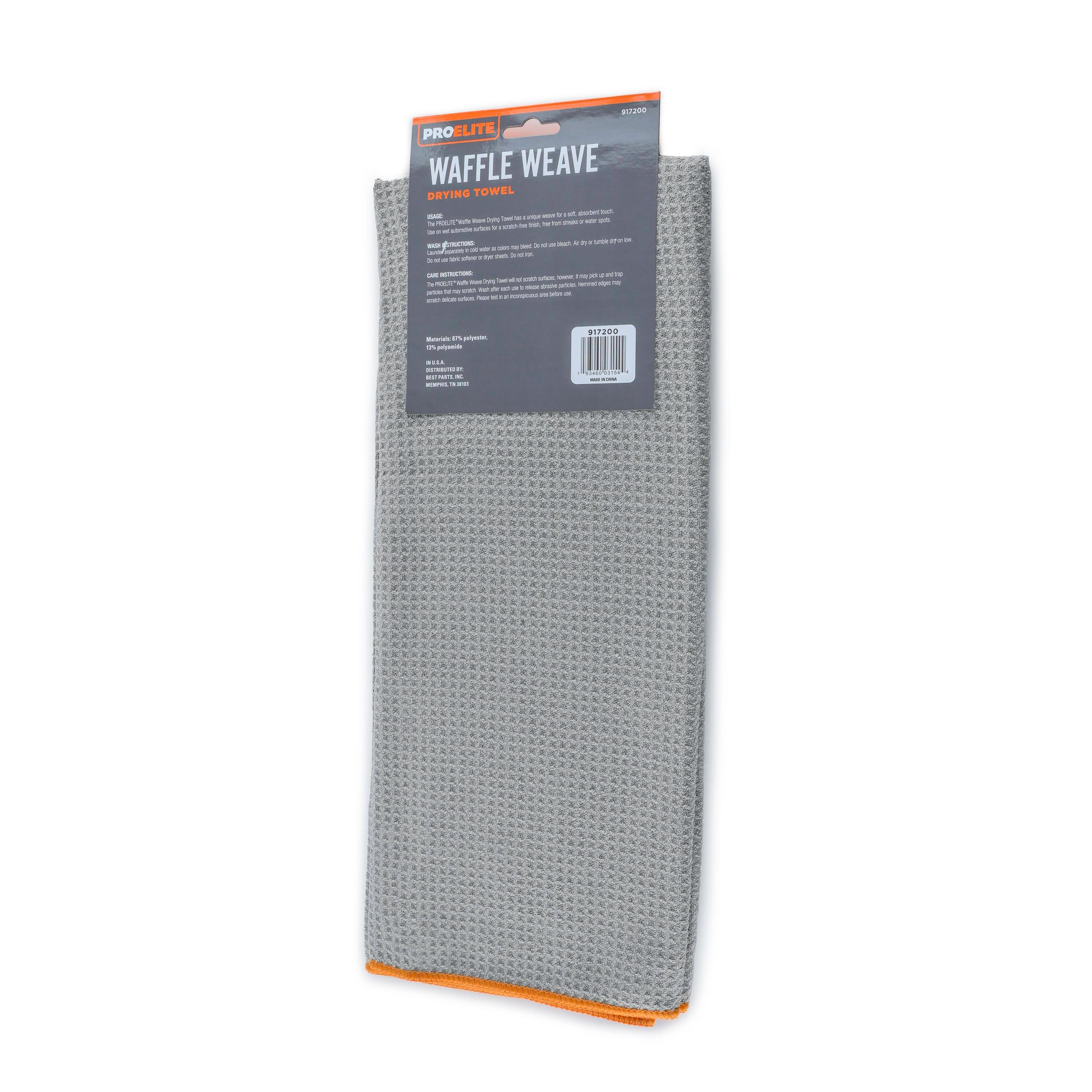ProElite Microfiber Waffle Weave Drying Towel | AutoZone