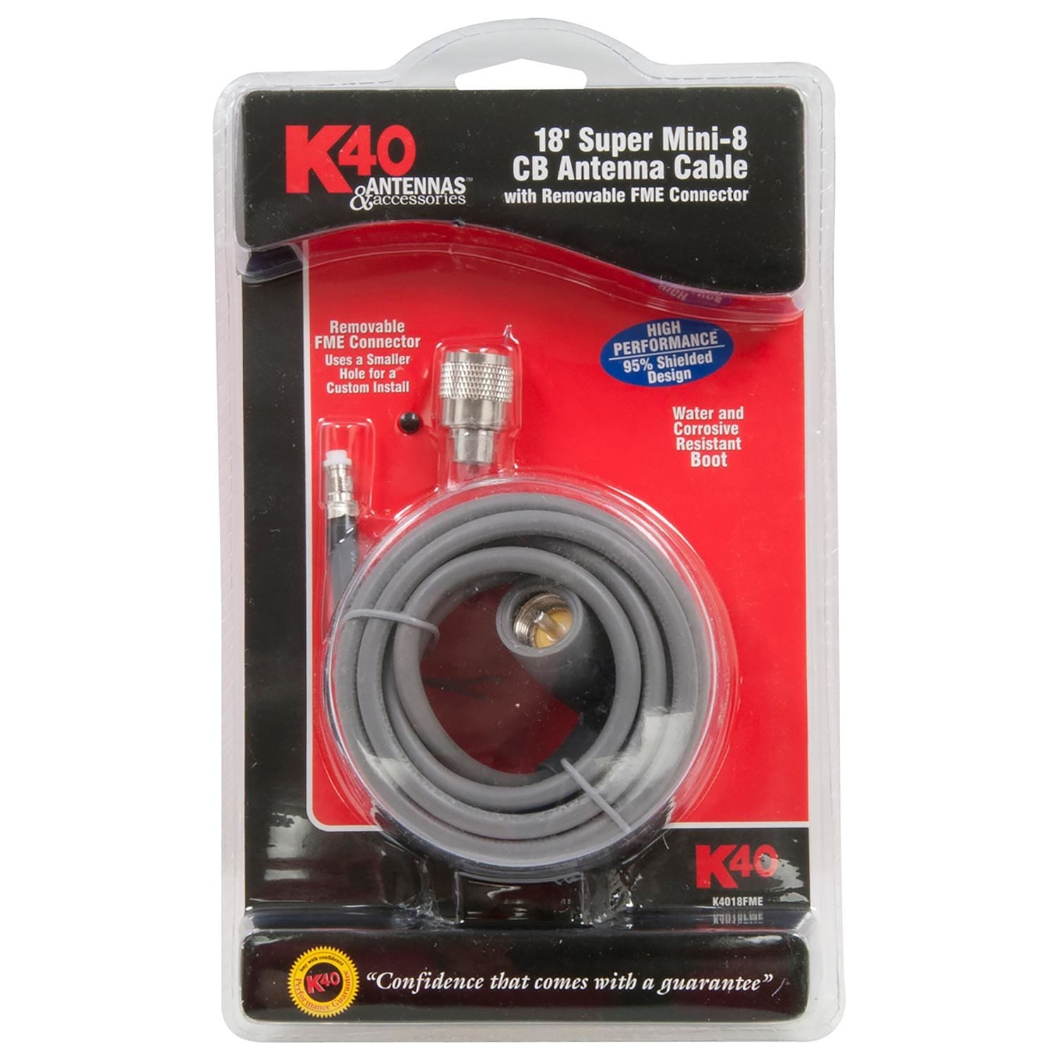 K40 18ft FME Connector Coax Cable | AutoZone