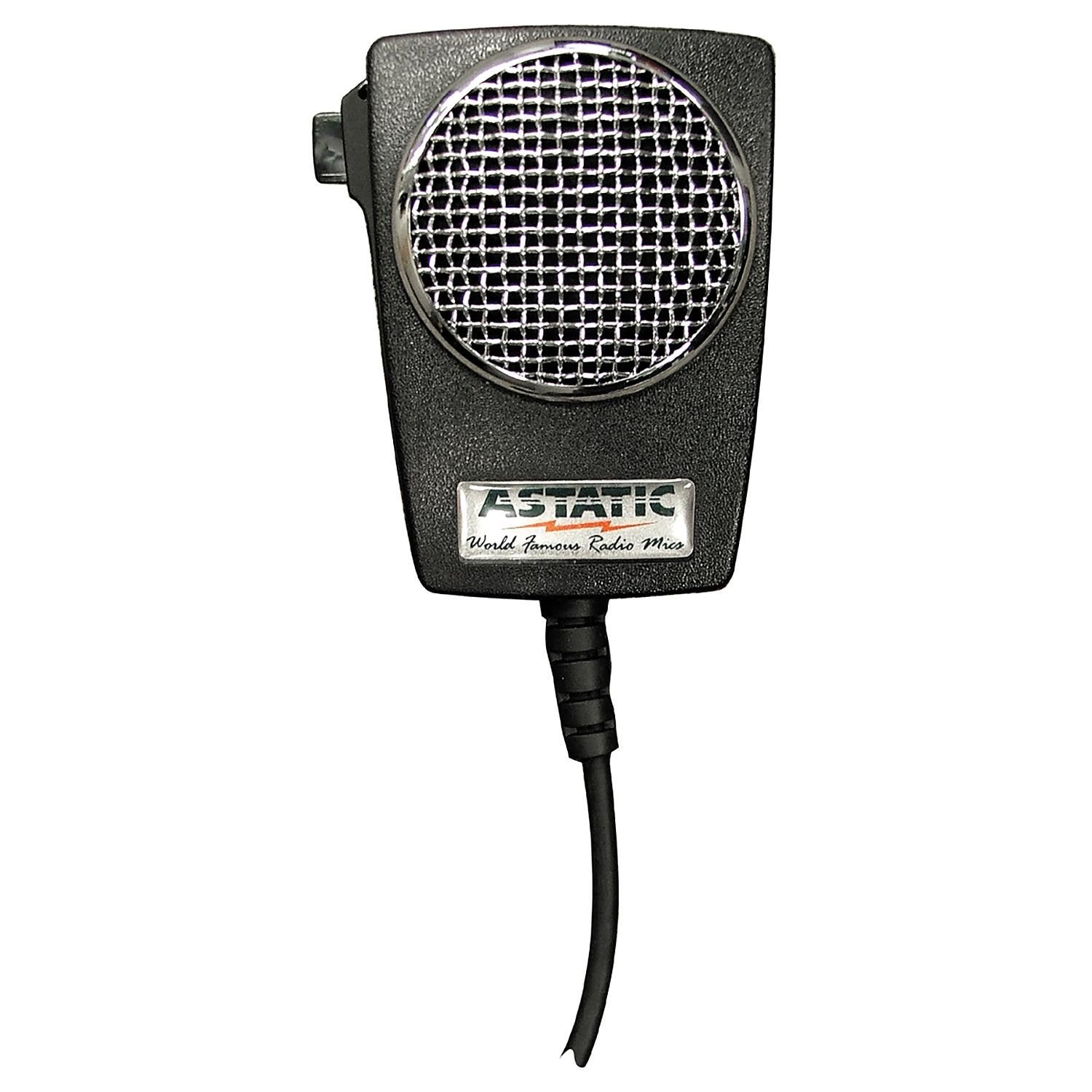 Astatic Black 4-Pin Amplified Ceramic Microphone | AutoZone