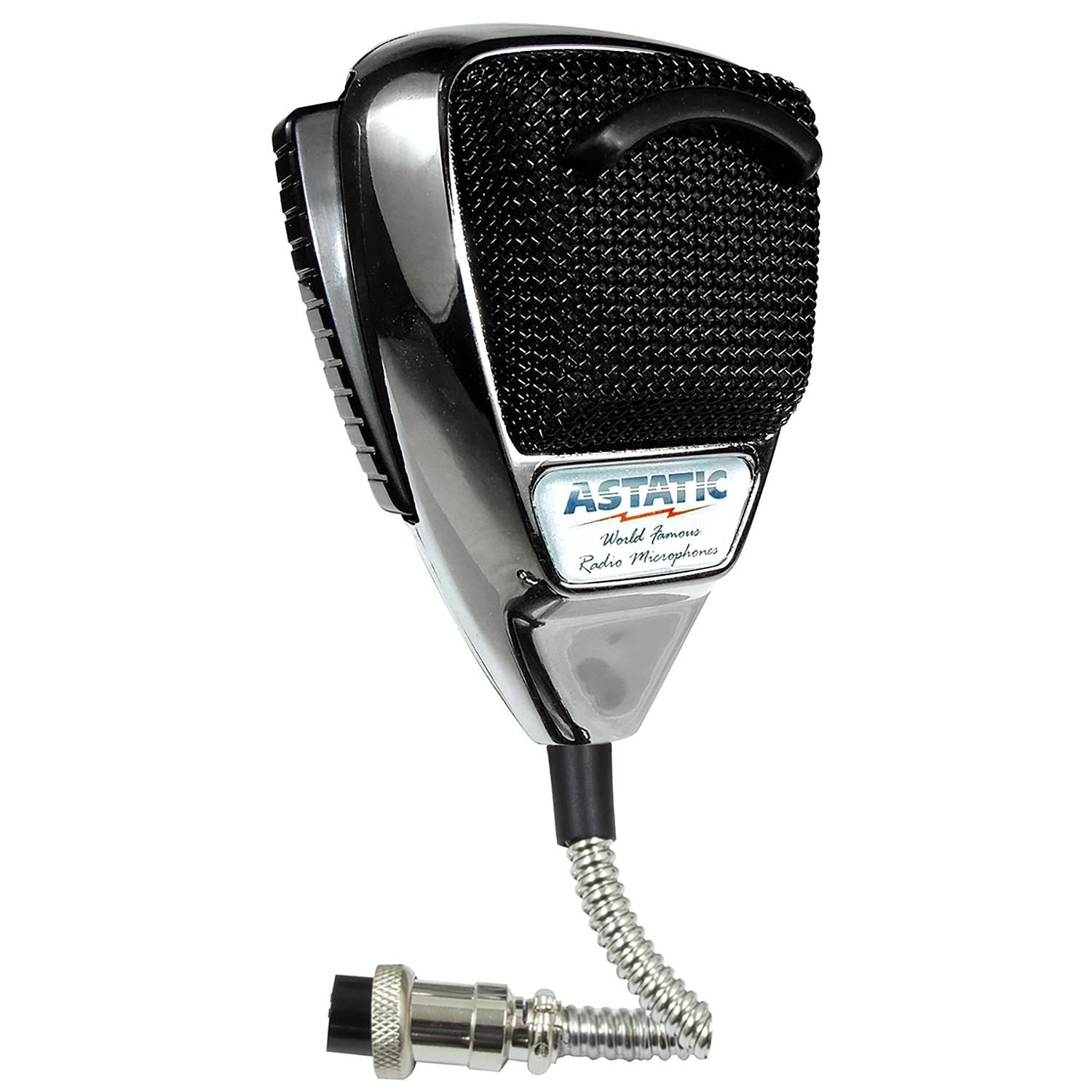 Astatic Chrome 4-Pin Noise Cancelling Microphone | AutoZone