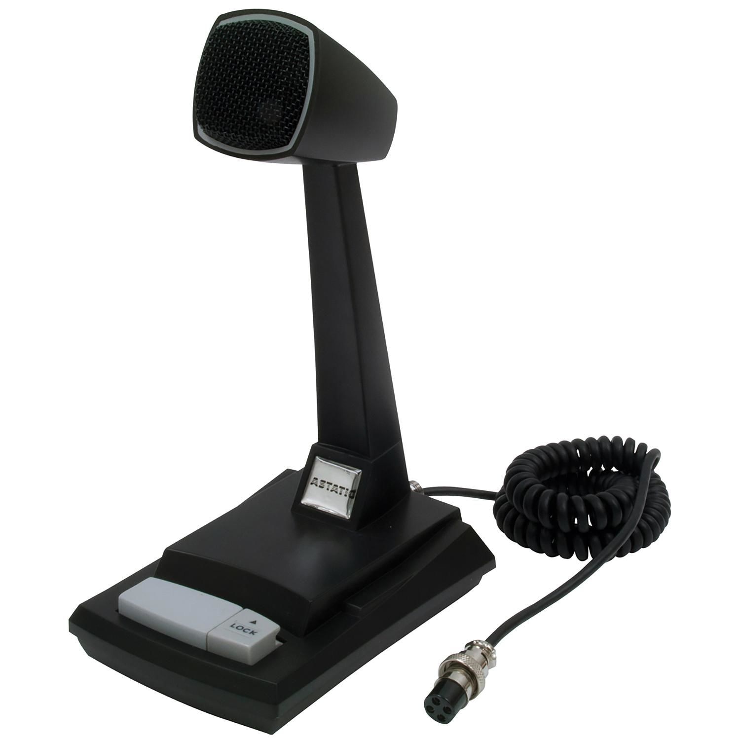 Astatic Amplified Ceramic Desk Cb Microphone | AutoZone