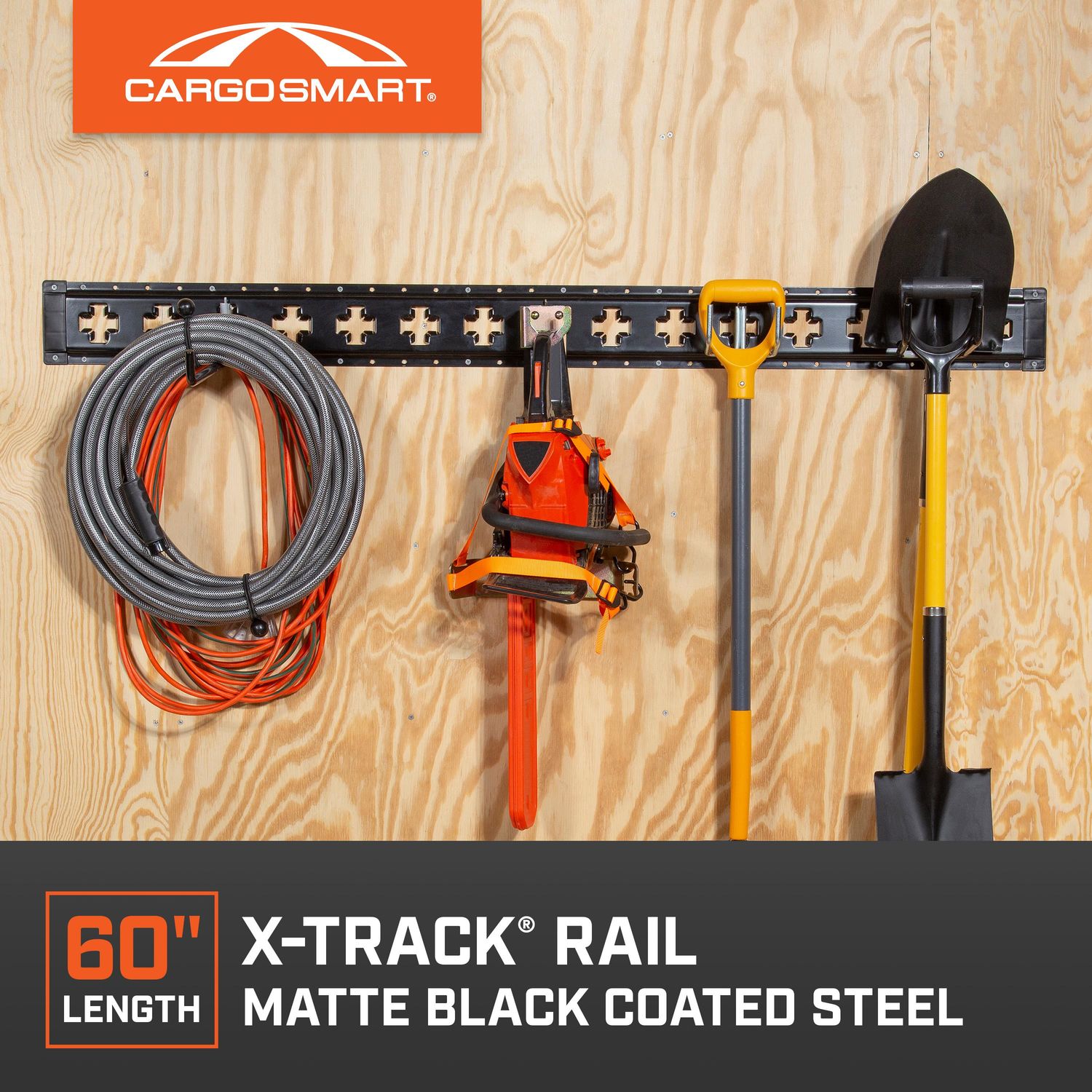 CargoSmart 60in Black X Trail Rail | AutoZone