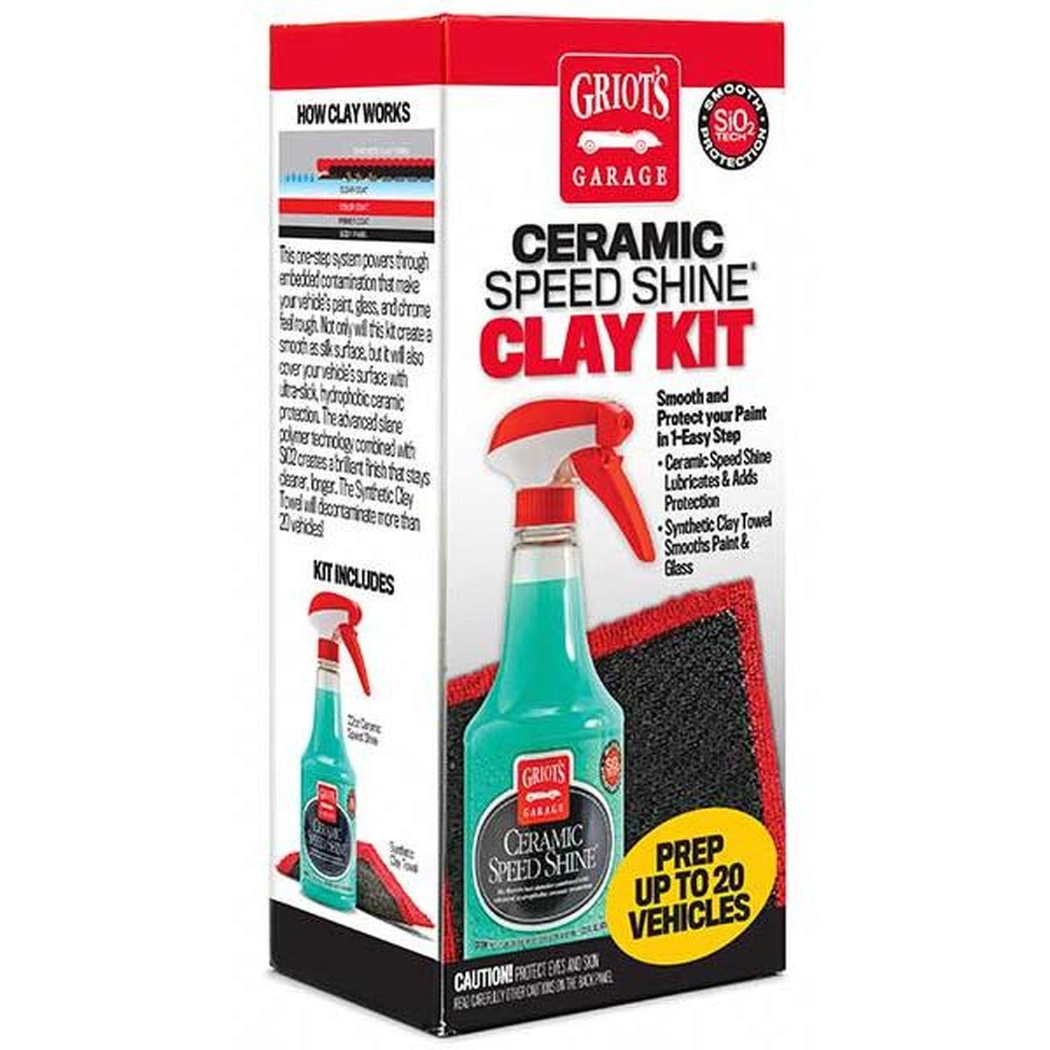 Griot's Garage Ceramic Speed Shine Clay Kit | AutoZone
