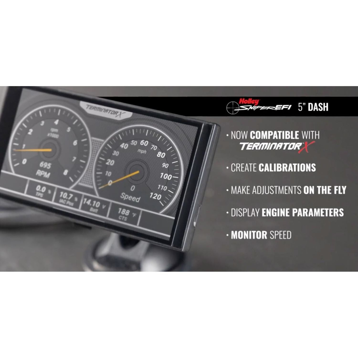 Holley Sniper EFI Driver Information Display 553-200 | AutoZone
