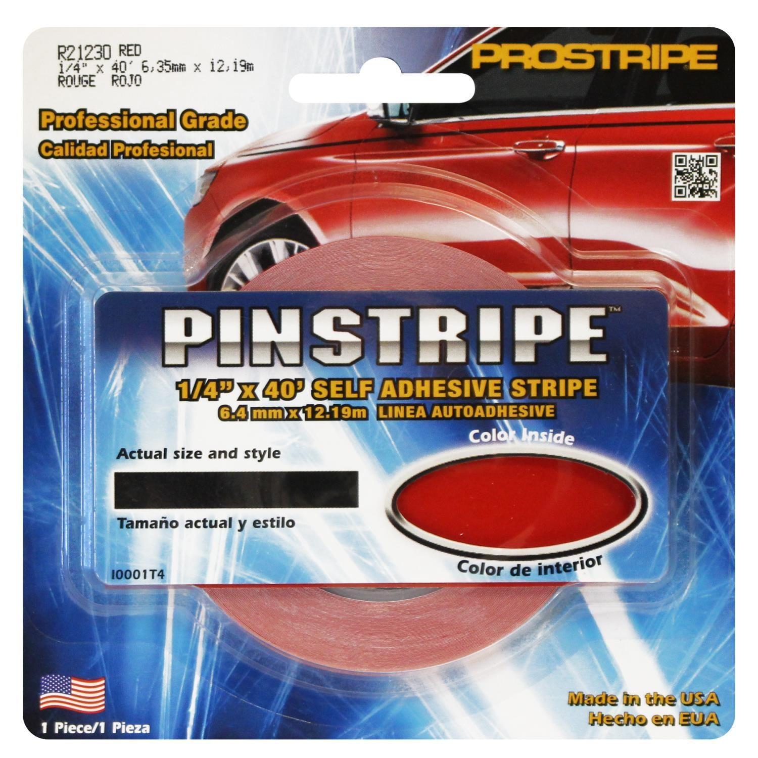 Prostripe Red 1/4in X 40ft Pinstriping | AutoZone