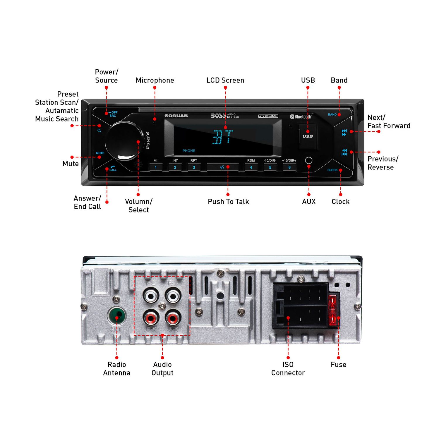 Boss Audio Multimedia Car Stereo