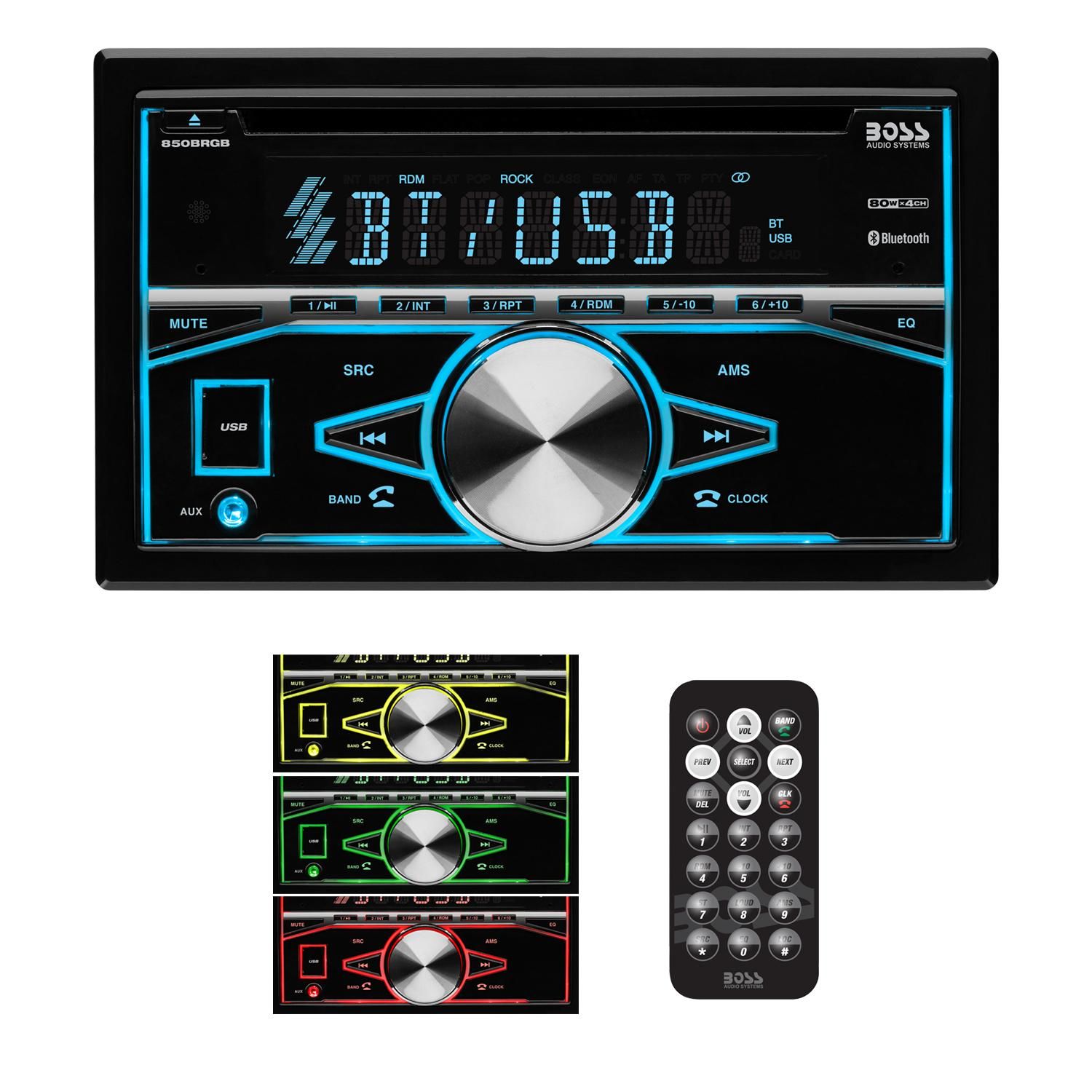 Boss Audio Stereo / Receiver 850BRGB | AutoZone Boss Audio Stereo / Receiver 850BRGB | AutoZone
