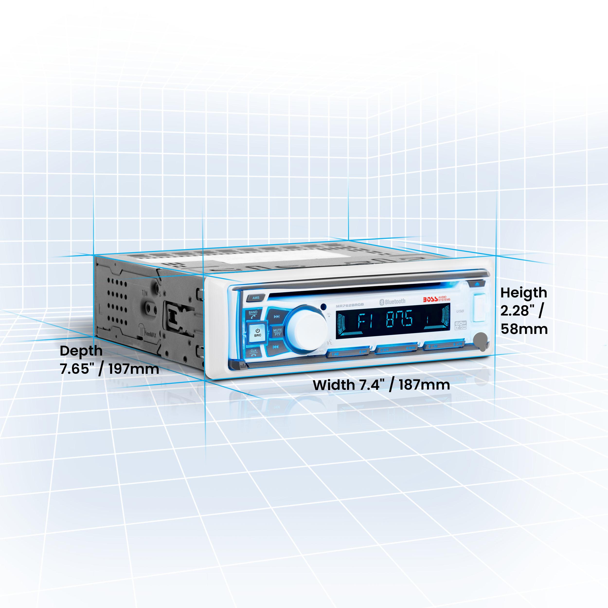 Boss Audio AM/FM/CD Marine with RGB | AutoZone
