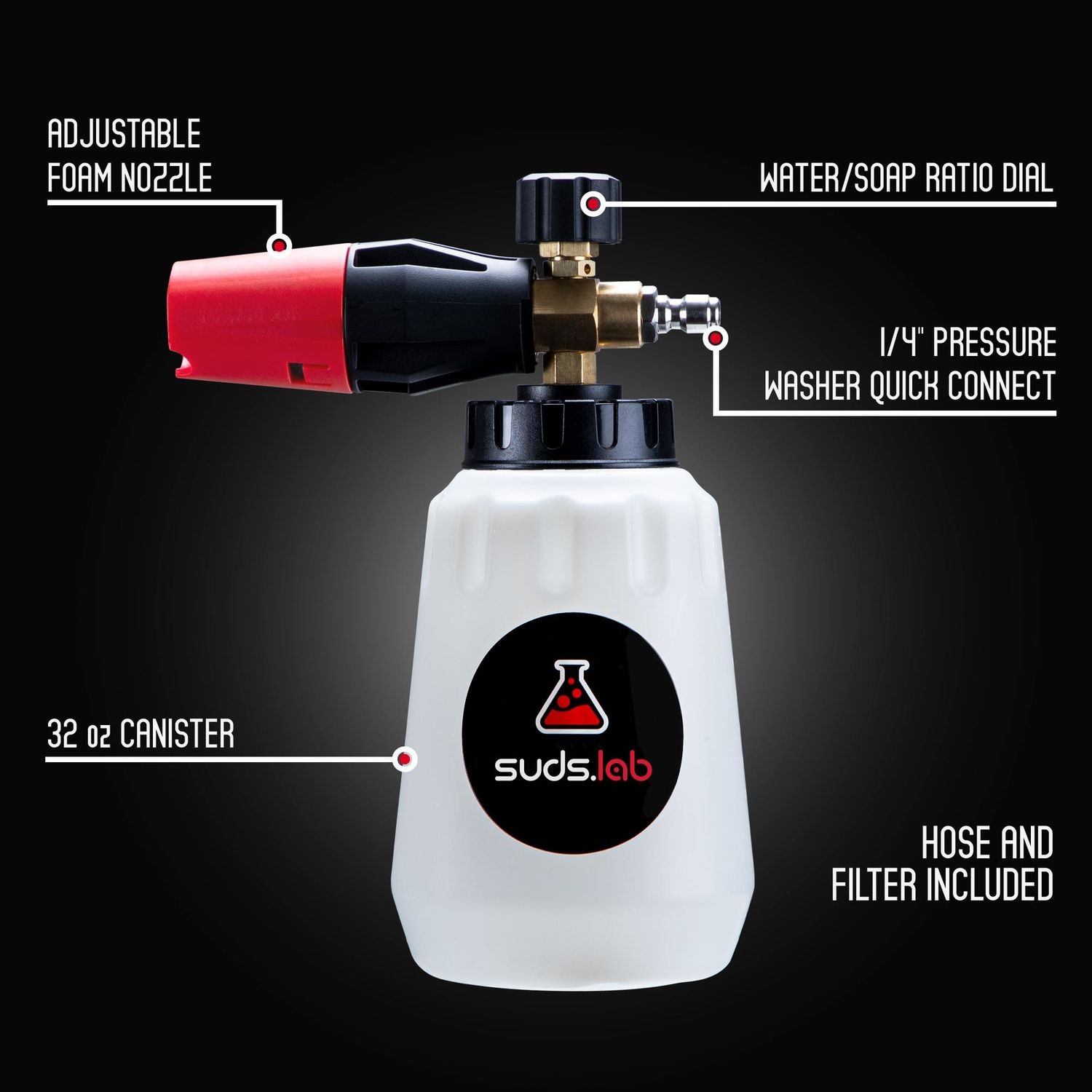 suds.lab Car Wash Gun SL-F1001-600W | AutoZone