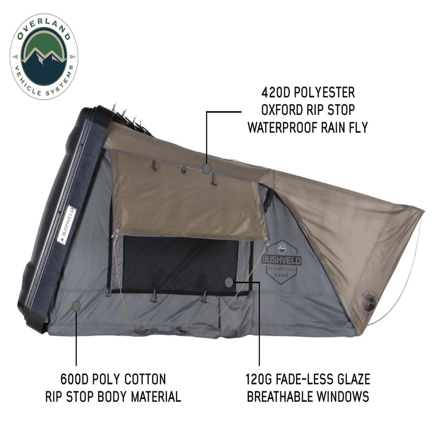 オーデント Overland Vehicle Systems Tent 18189901 | AutoZone