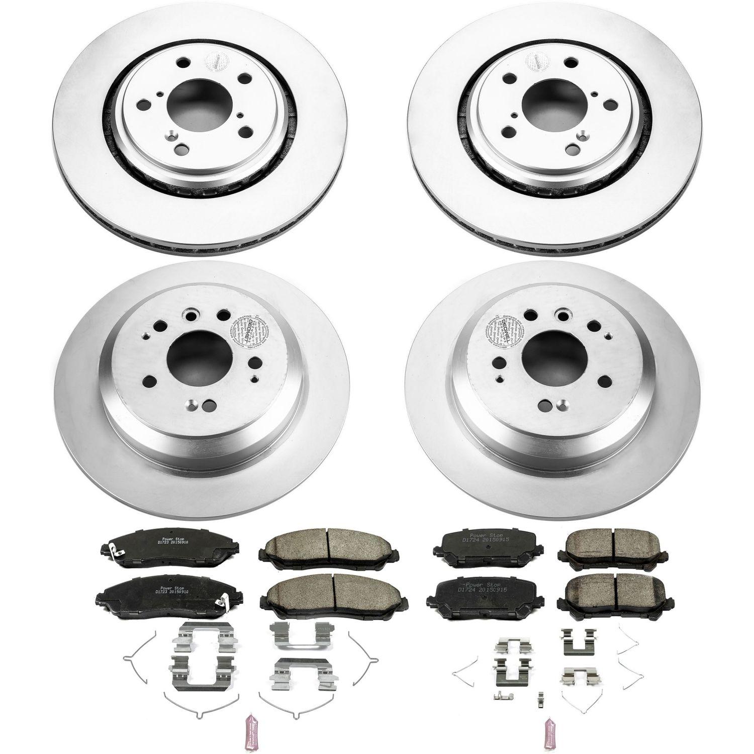 PowerStop Performance Brake Pads / Rotors Kit CRK7576 | AutoZone