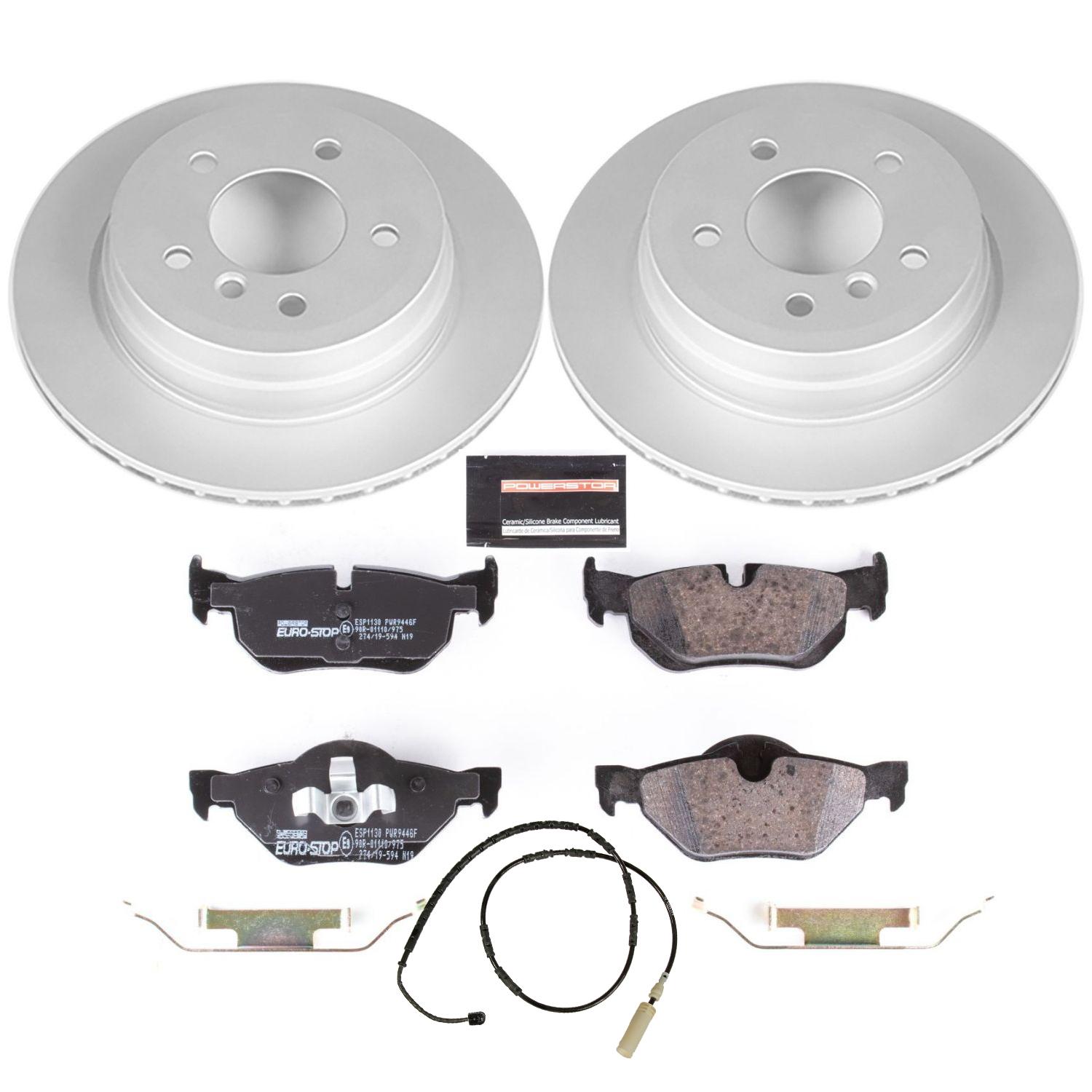 Euro-Stop Performance Brake Pads / Rotors Kit ESK5980 for Volkswagen Passat