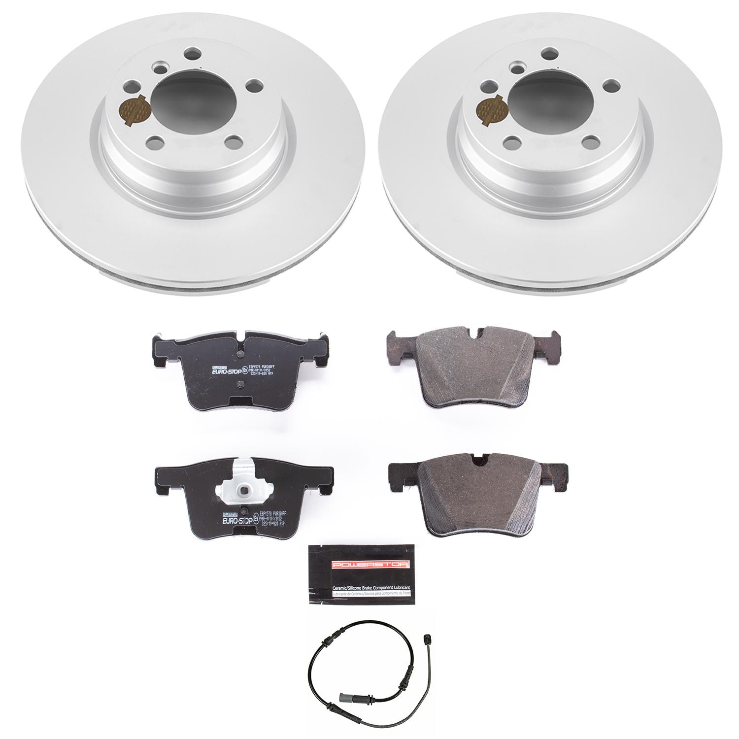 funire Front Brake Pads And Rotors Kit Compatible With 1993