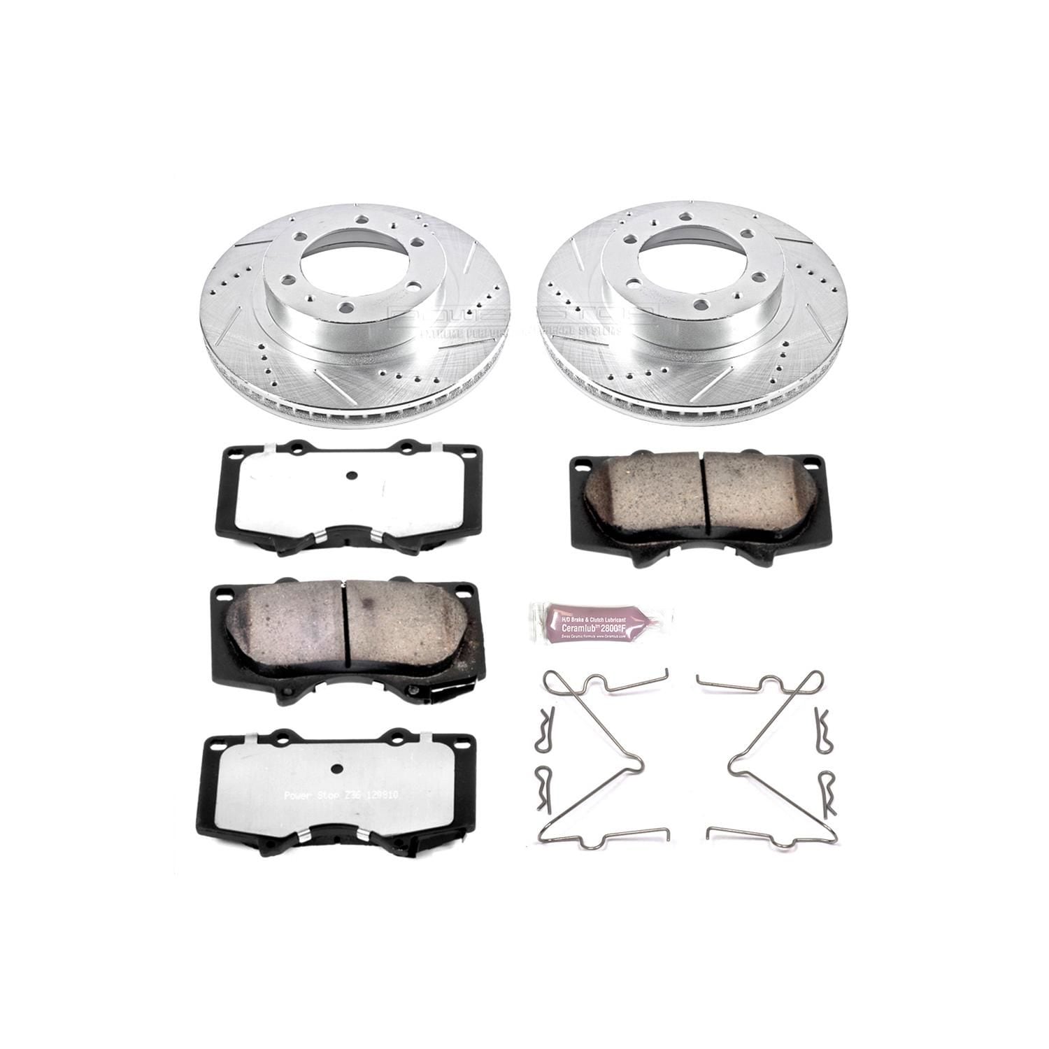PowerStop Performance Brake Pads / Rotors Kit K137-36 for Honda Pilot