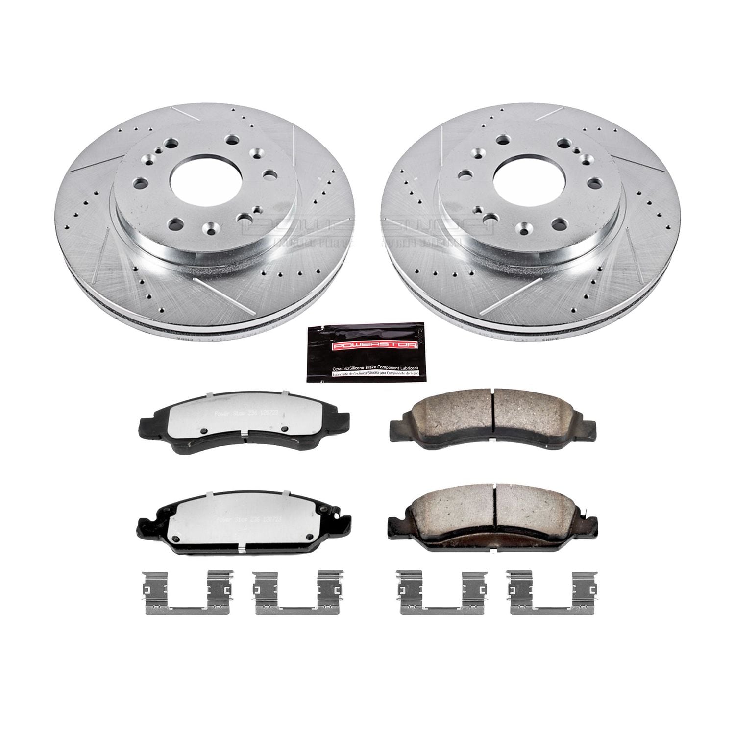 PowerStop Performance Brake Pads / Rotors Kit K2069-36 for Honda Pilot