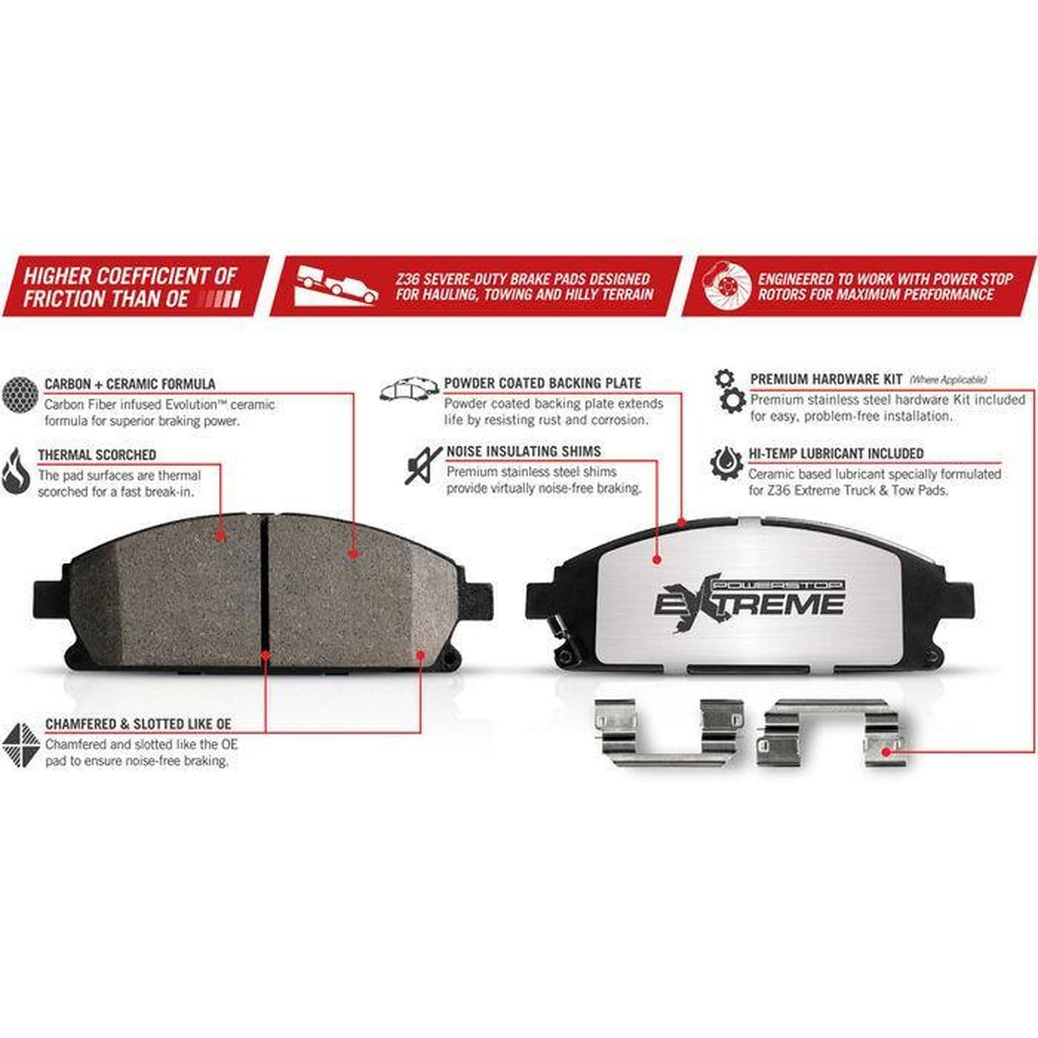 PowerStop Performance Brake Pads / Rotors Kit K5458-36 | AutoZone