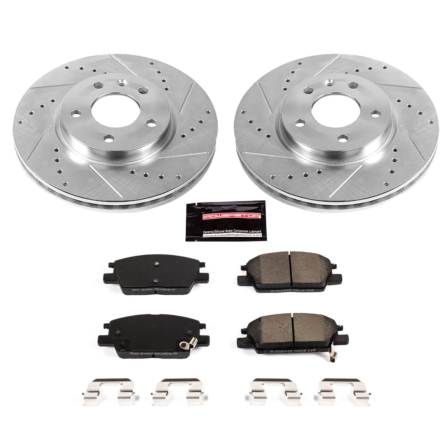 【修理済】Power Break II & Deep Impact Pro（R） PowerStop Performance Brake Pads / Rotors Kit K7400 | AutoZone
