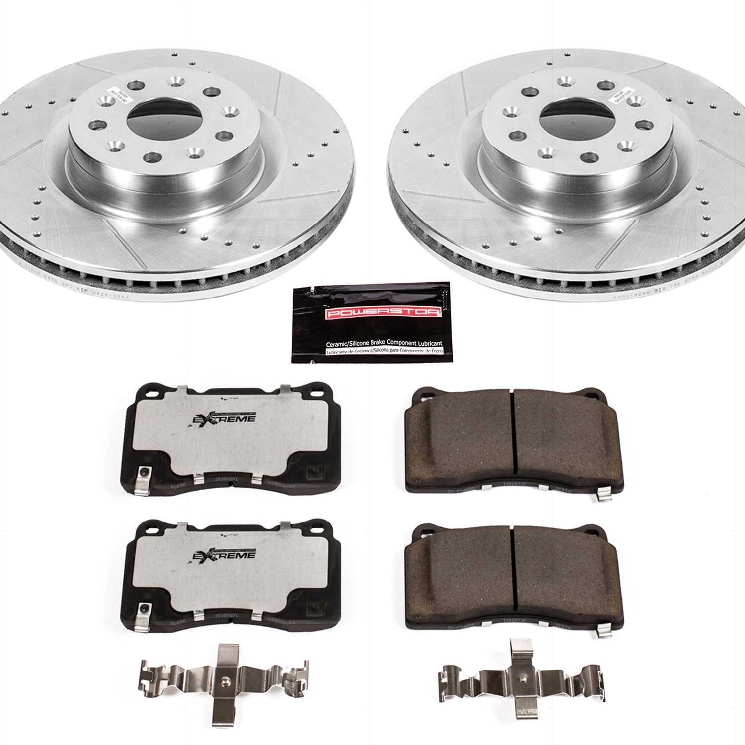 【修理済】Power Break II & Deep Impact Pro（R） PowerStop Performance Brake Pads / Rotors Kit K7777-26 | AutoZone