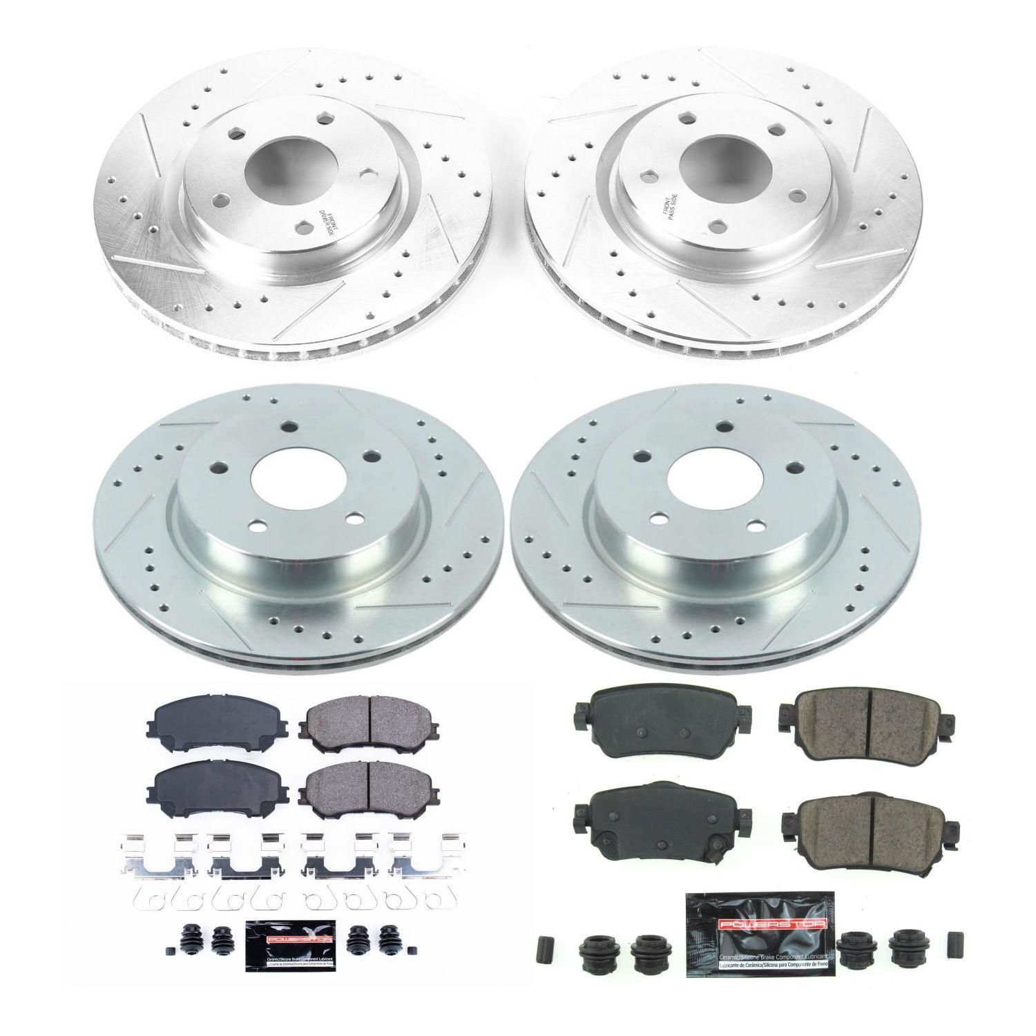 POWER BREAK魁 PowerStop Performance Brake Pads / Rotors Kit K8289 | AutoZone
